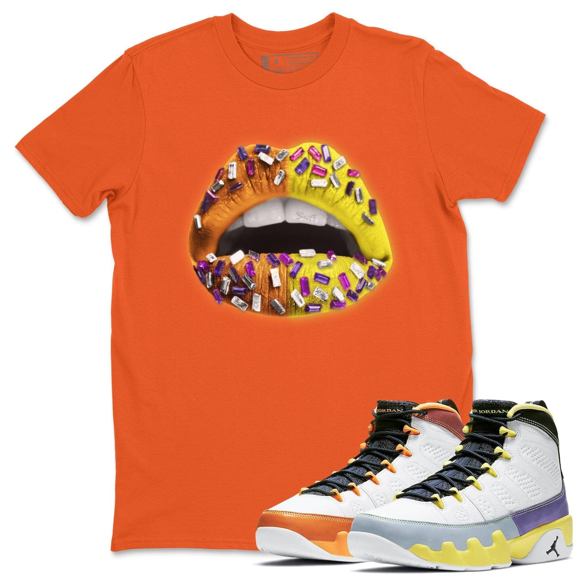 Jordan 9 Change The World Sneaker Match Tees Lips Jewel Sneaker Tees Jordan 9 Change The World Sneaker Release Tees Unisex Shirts