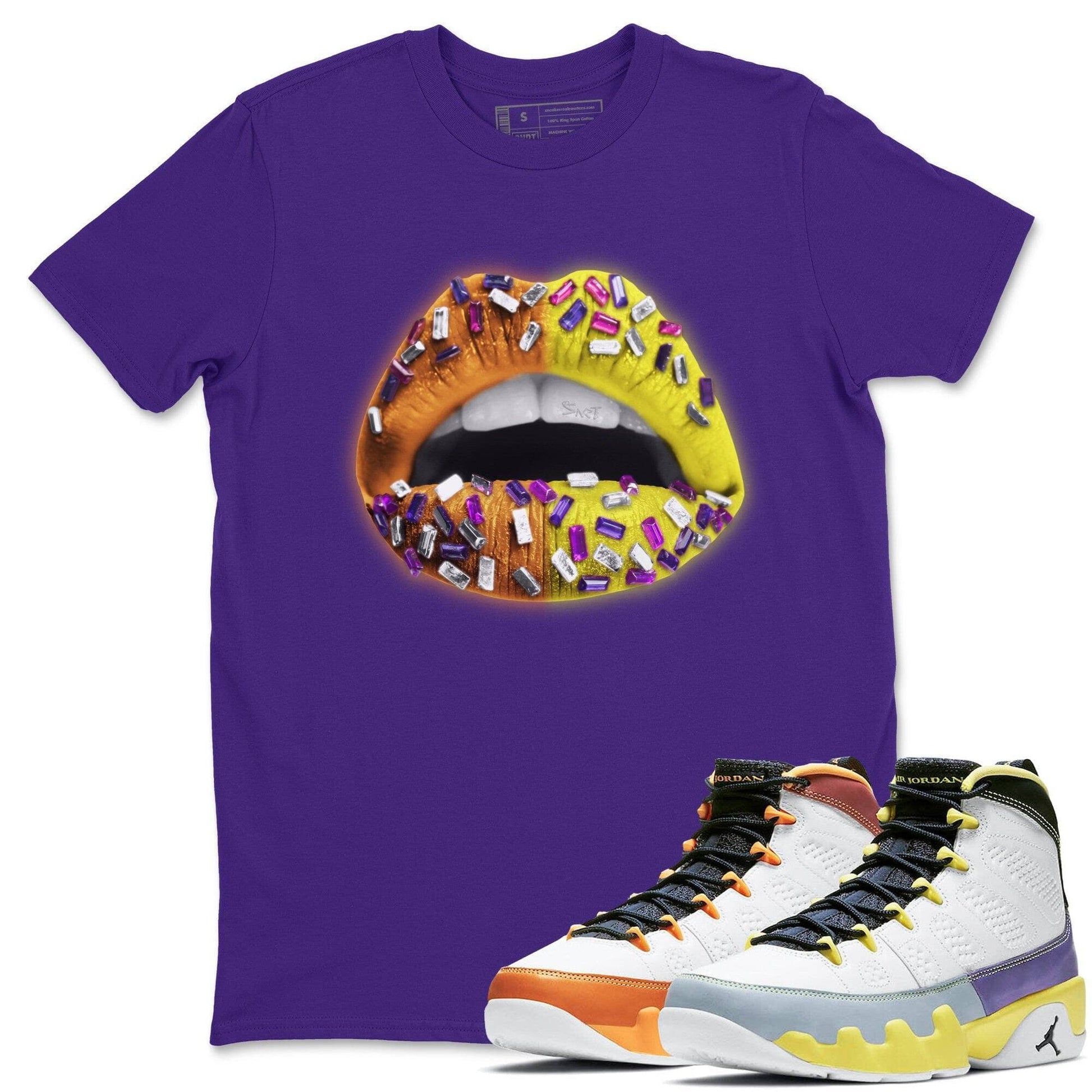 Jordan 9 Change The World Sneaker Match Tees Lips Jewel Sneaker Tees Jordan 9 Change The World Sneaker Release Tees Unisex Shirts