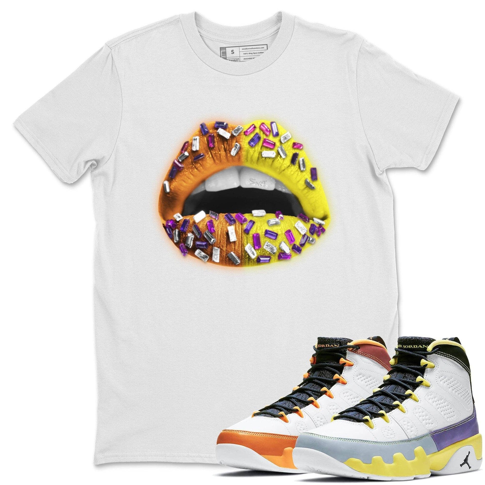 Jordan 9 Change The World Sneaker Match Tees Lips Jewel Sneaker Tees Jordan 9 Change The World Sneaker Release Tees Unisex Shirts
