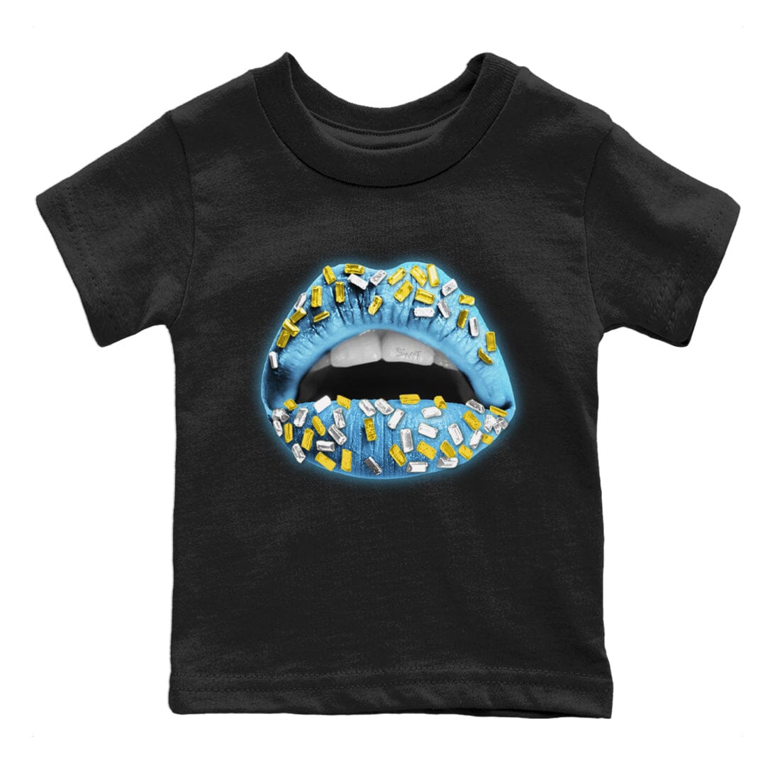 Dunk Blue Chill Sneaker Match Tees Lips Jewel Sneaker Tees Dunk Blue Chill Sneaker Release Tees Kids Shirts