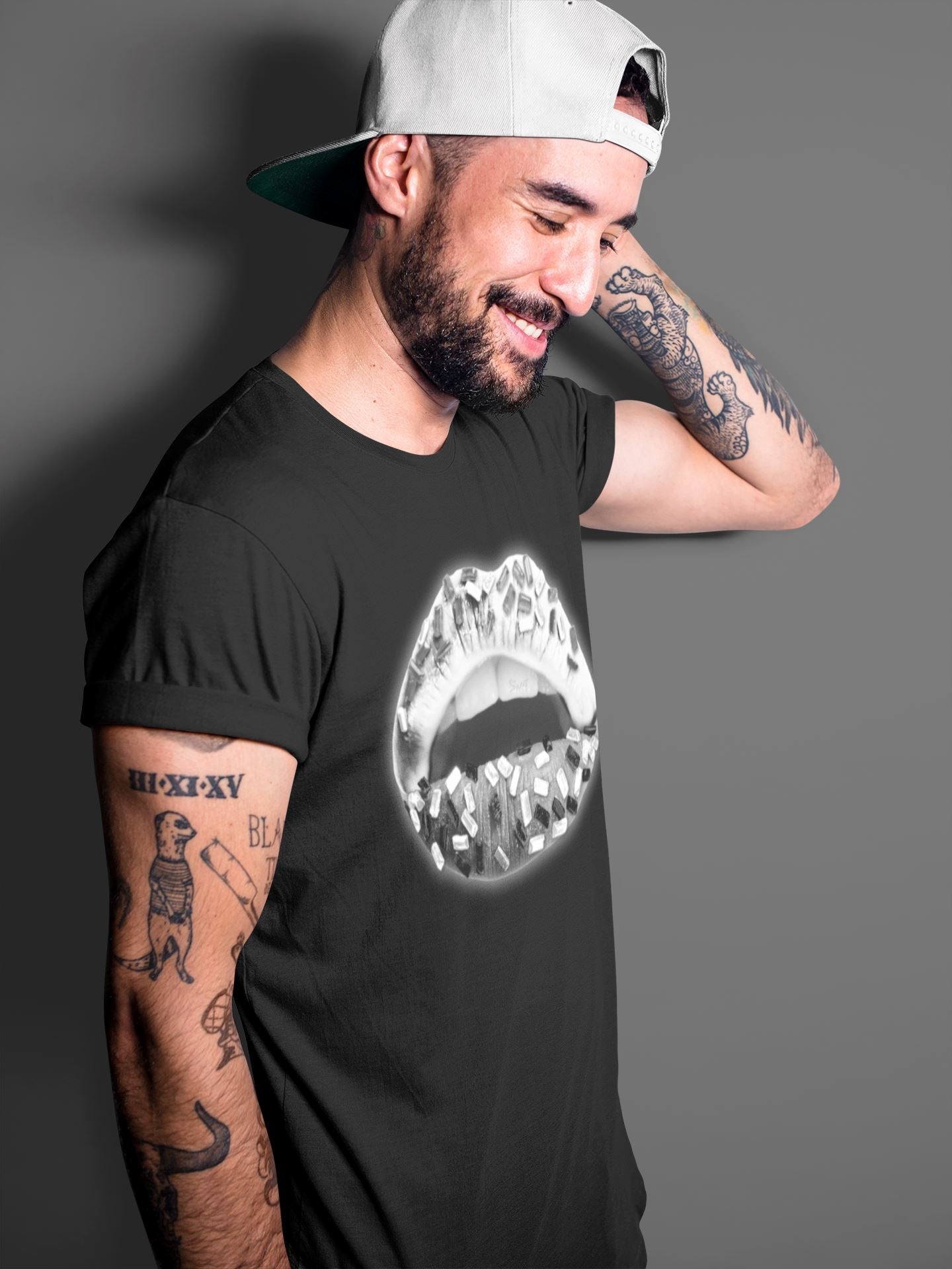 Jordan 12 Stealth Sneaker Match Tees Lips Jewel Sneaker Tees Jordan 12 Stealth Sneaker Release Tees Unisex Shirts
