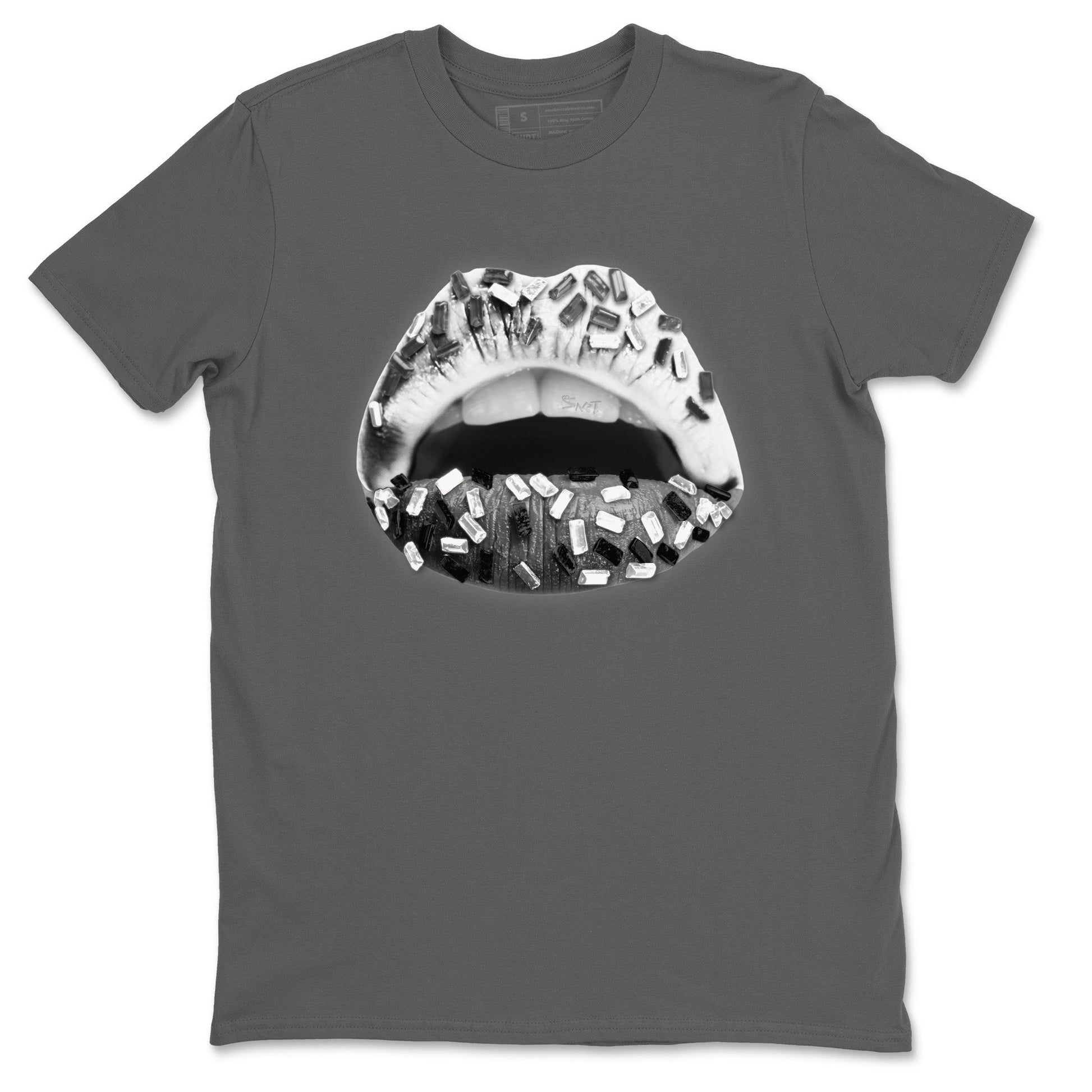 Jordan 12 Stealth Sneaker Match Tees Lips Jewel Sneaker Tees Jordan 12 Stealth Sneaker Release Tees Unisex Shirts
