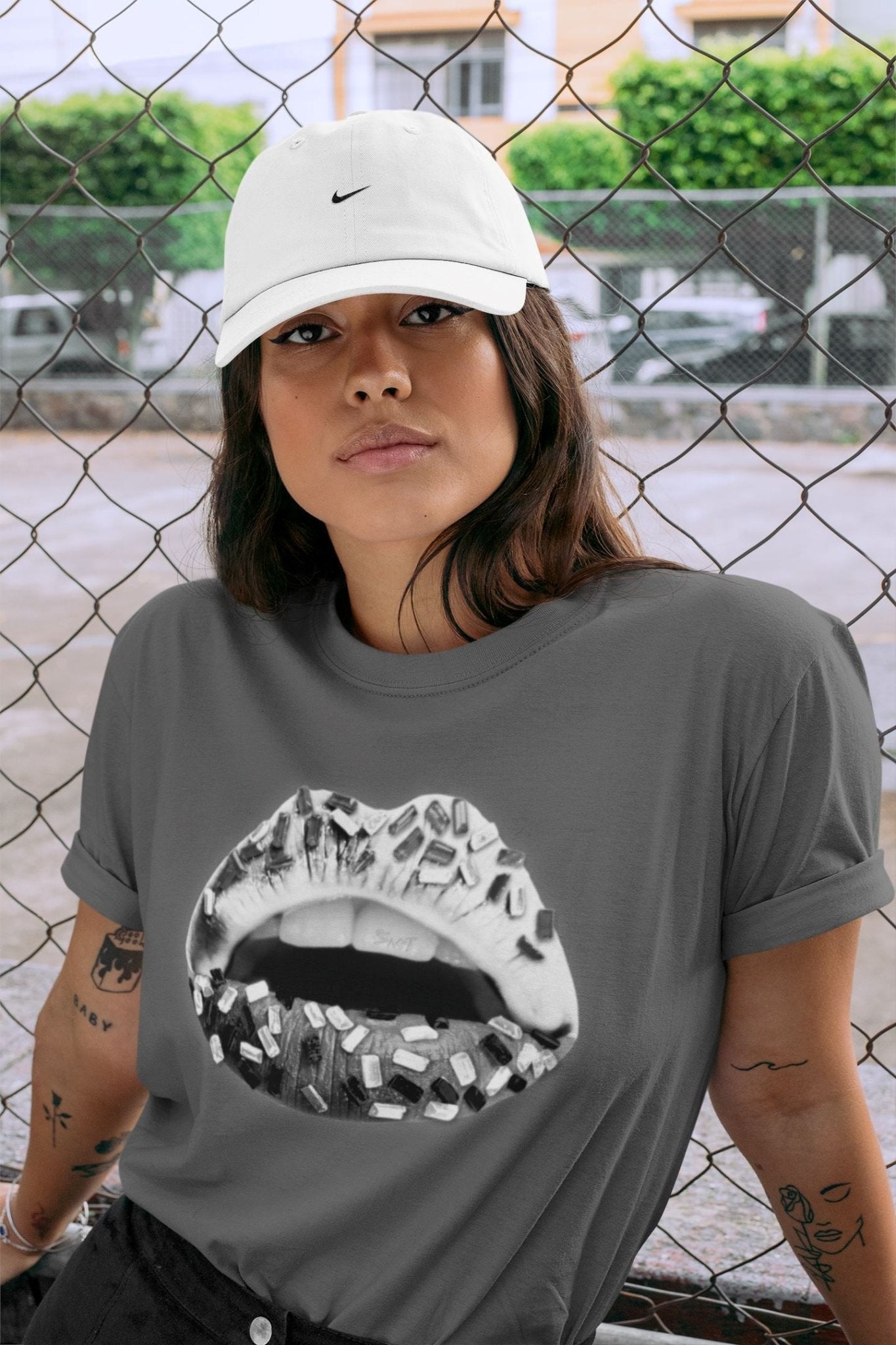 Jordan 12 Stealth Sneaker Match Tees Lips Jewel Sneaker Tees Jordan 12 Stealth Sneaker Release Tees Unisex Shirts
