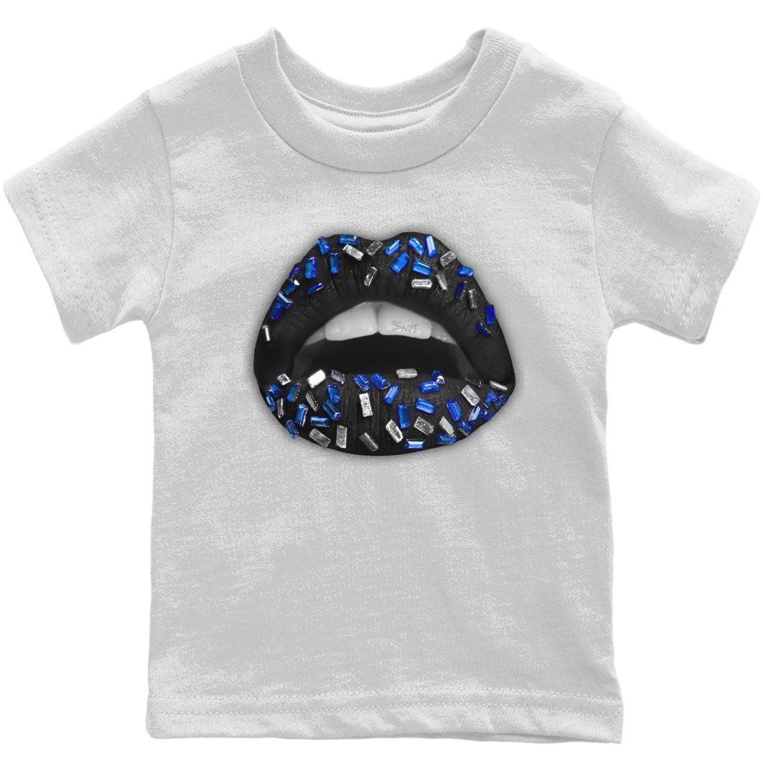 Jordan 5 Racer Blue Sneaker Match Tees Lips Jewel Sneaker Tees Jordan 5 Racer Blue Sneaker Release Tees Kids Shirts