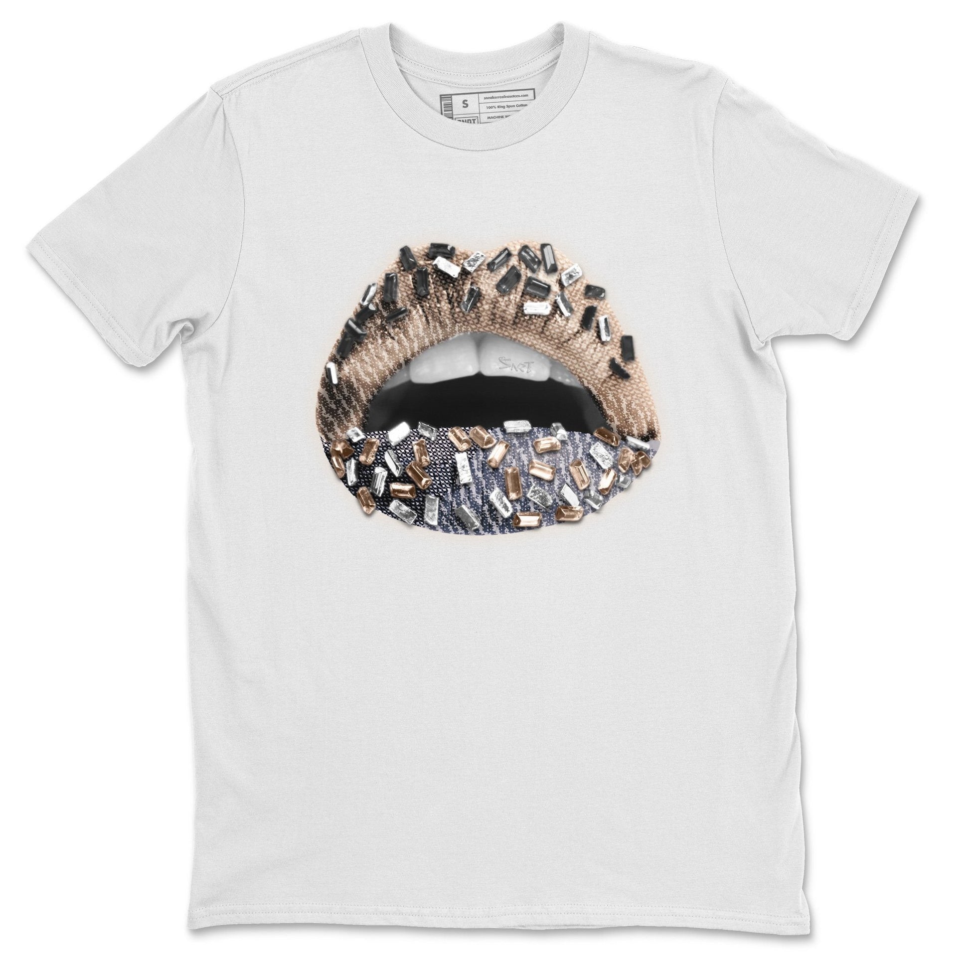 Yeezy 350 Ash Pearl Sneaker Match Tees Lips Jewel Sneaker Tees Yeezy 350 Ash Pearl Sneaker Release Tees Unisex Shirts