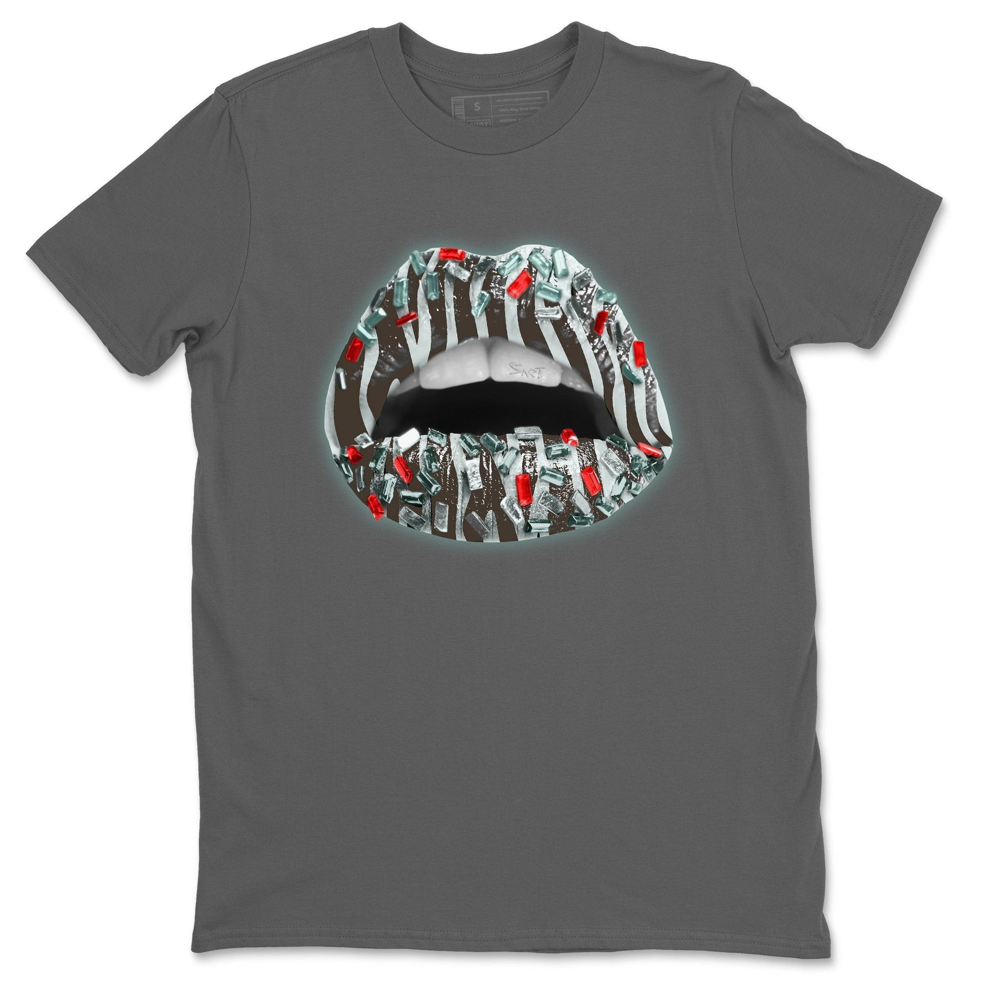 Yeezy 350 Blue Tint Sneaker Match Tees Lips Jewel Sneaker Tees Yeezy 350 Blue Tint Sneaker Release Tees Unisex Shirts