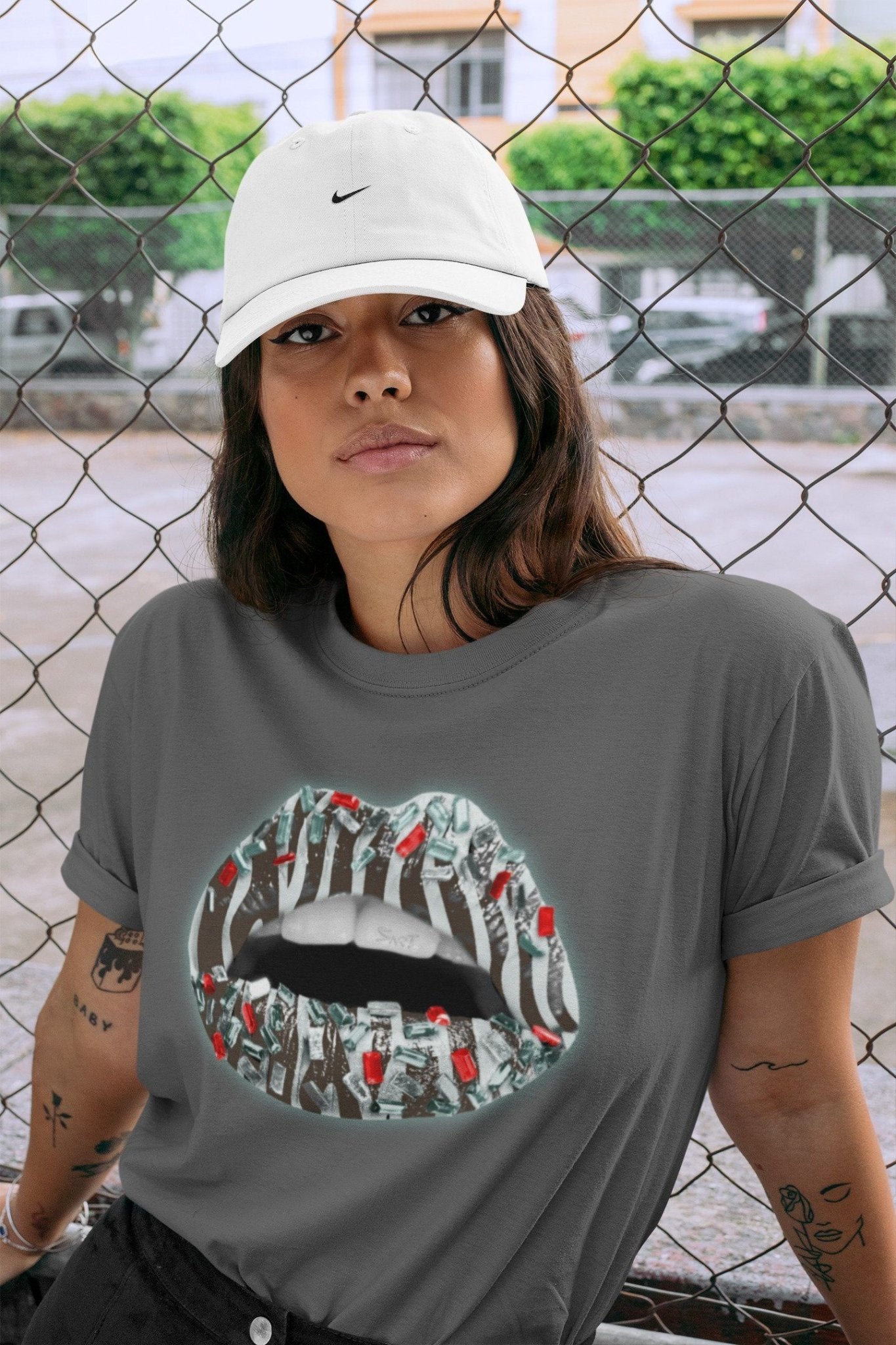 Yeezy 350 Blue Tint Sneaker Match Tees Lips Jewel Sneaker Tees Yeezy 350 Blue Tint Sneaker Release Tees Unisex Shirts