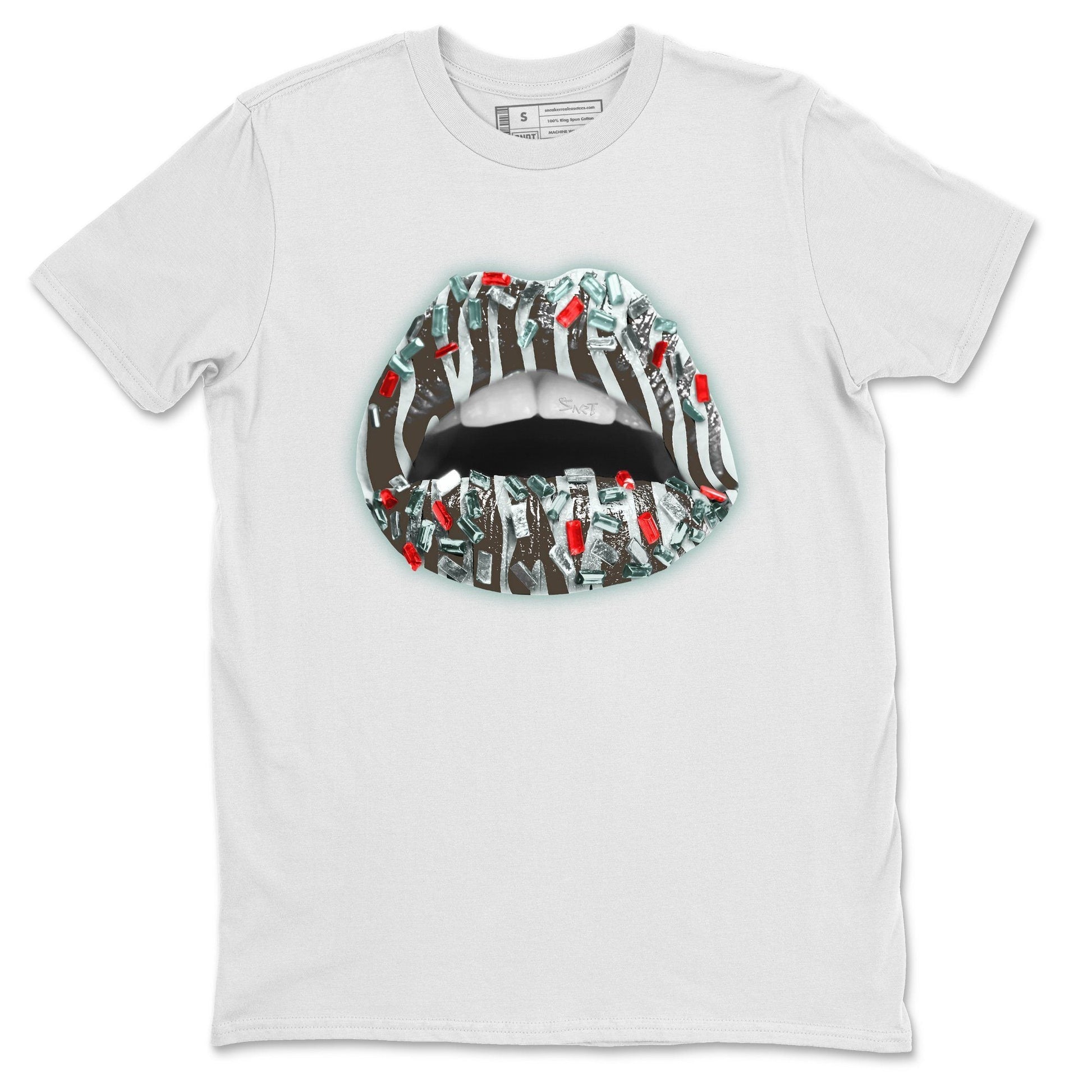 Yeezy 350 Blue Tint Sneaker Match Tees Lips Jewel Sneaker Tees Yeezy 350 Blue Tint Sneaker Release Tees Unisex Shirts