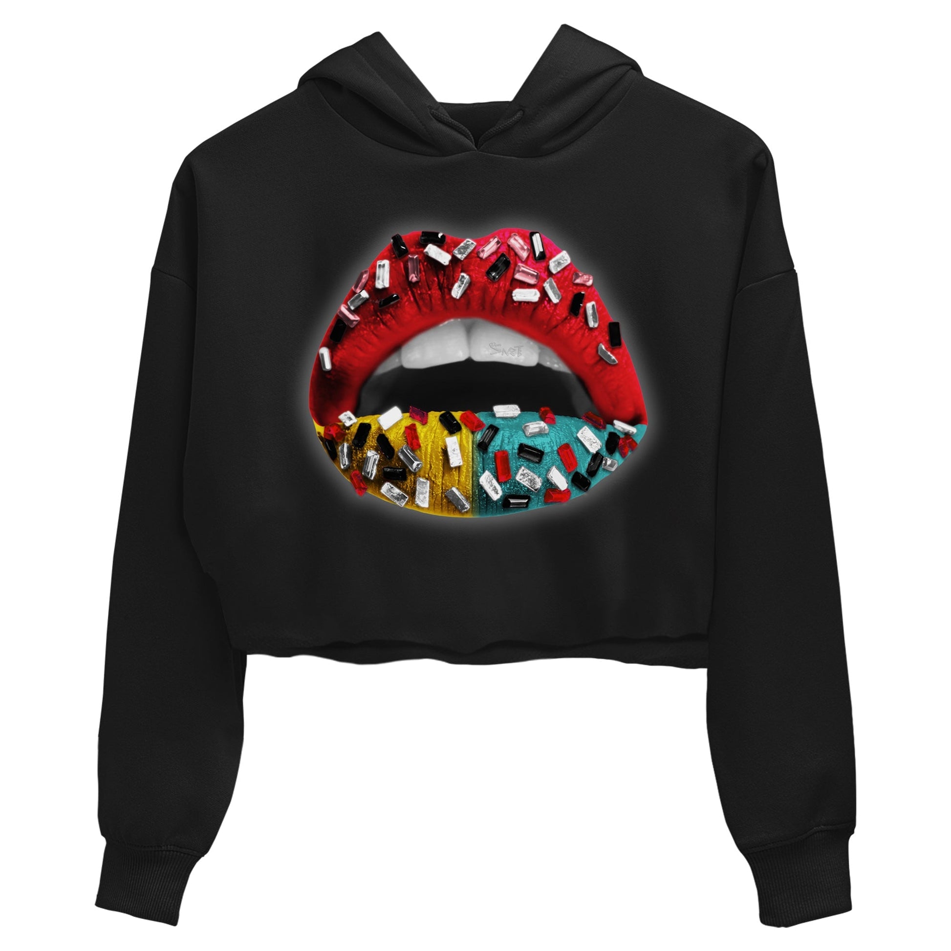 Yeezy 700 Hi-Res Red Sneaker Match Tees Lips Jewel Sneaker Tees Yeezy 700 Hi-Res Red Sneaker Release Tees Women's Shirts