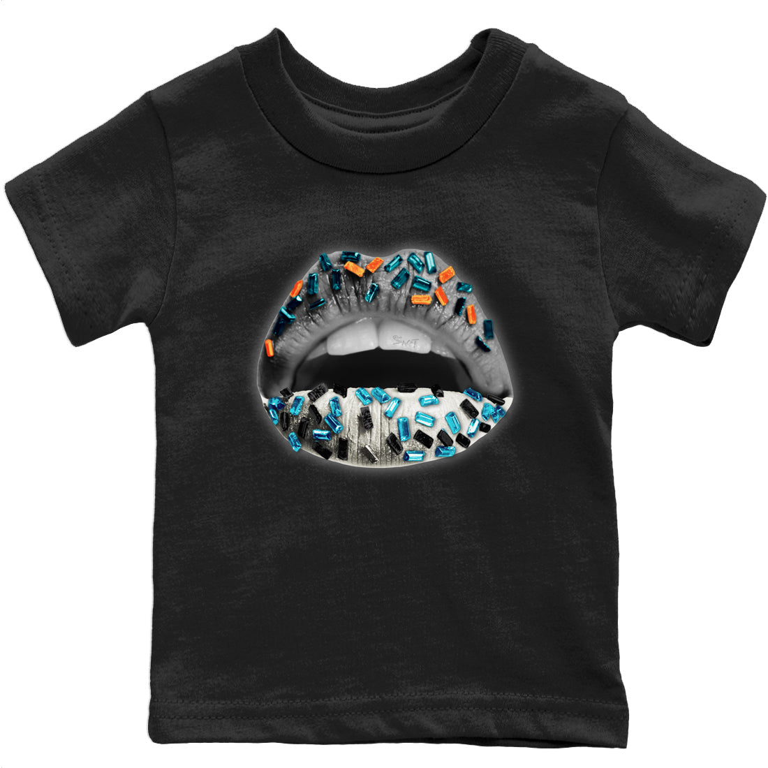 Yeezy 700 Wave Runner Sneaker Match Tees Lips Jewel Sneaker Tees Yeezy 700 Wave Runner Sneaker Release Tees Kids Shirts