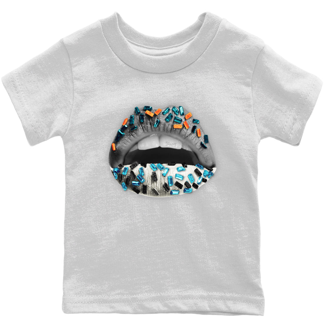 Yeezy 700 Wave Runner Sneaker Match Tees Lips Jewel Sneaker Tees Yeezy 700 Wave Runner Sneaker Release Tees Kids Shirts