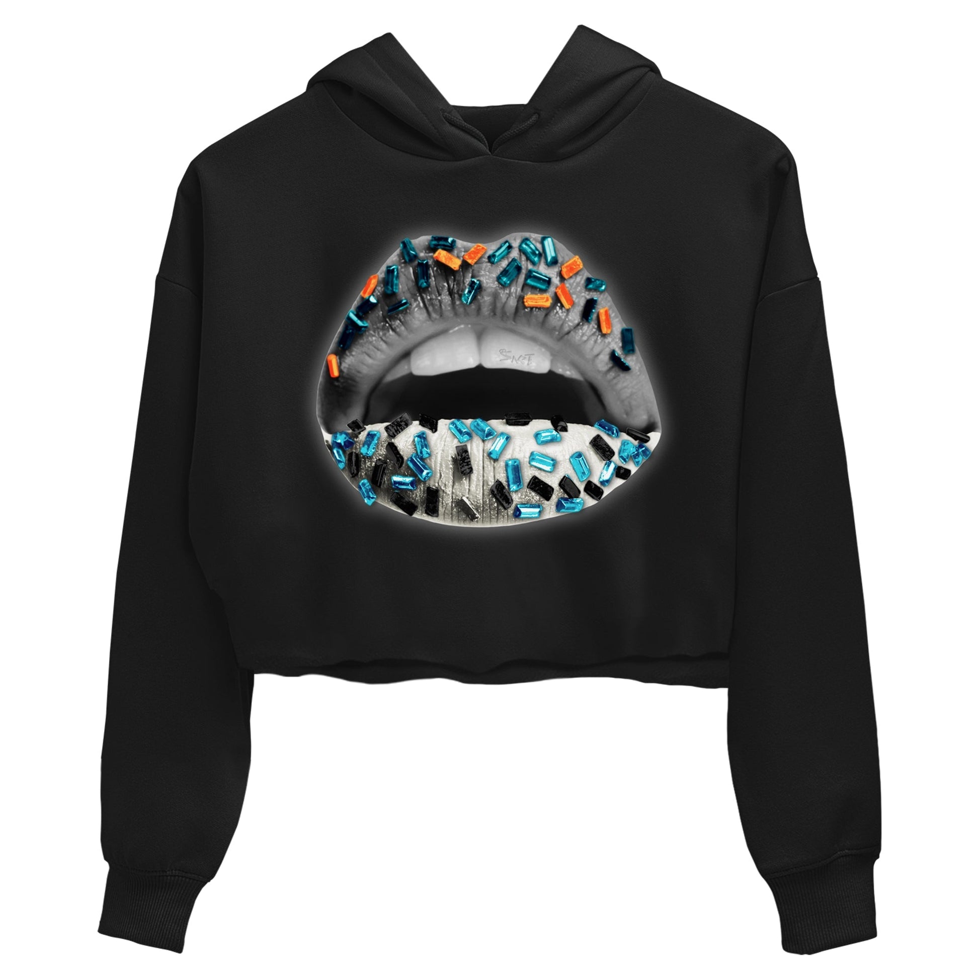 Yeezy 700 Wave Runner Sneaker Match Tees Lips Jewel Sneaker Tees Yeezy 700 Wave Runner Sneaker Release Tees Women's Shirts
