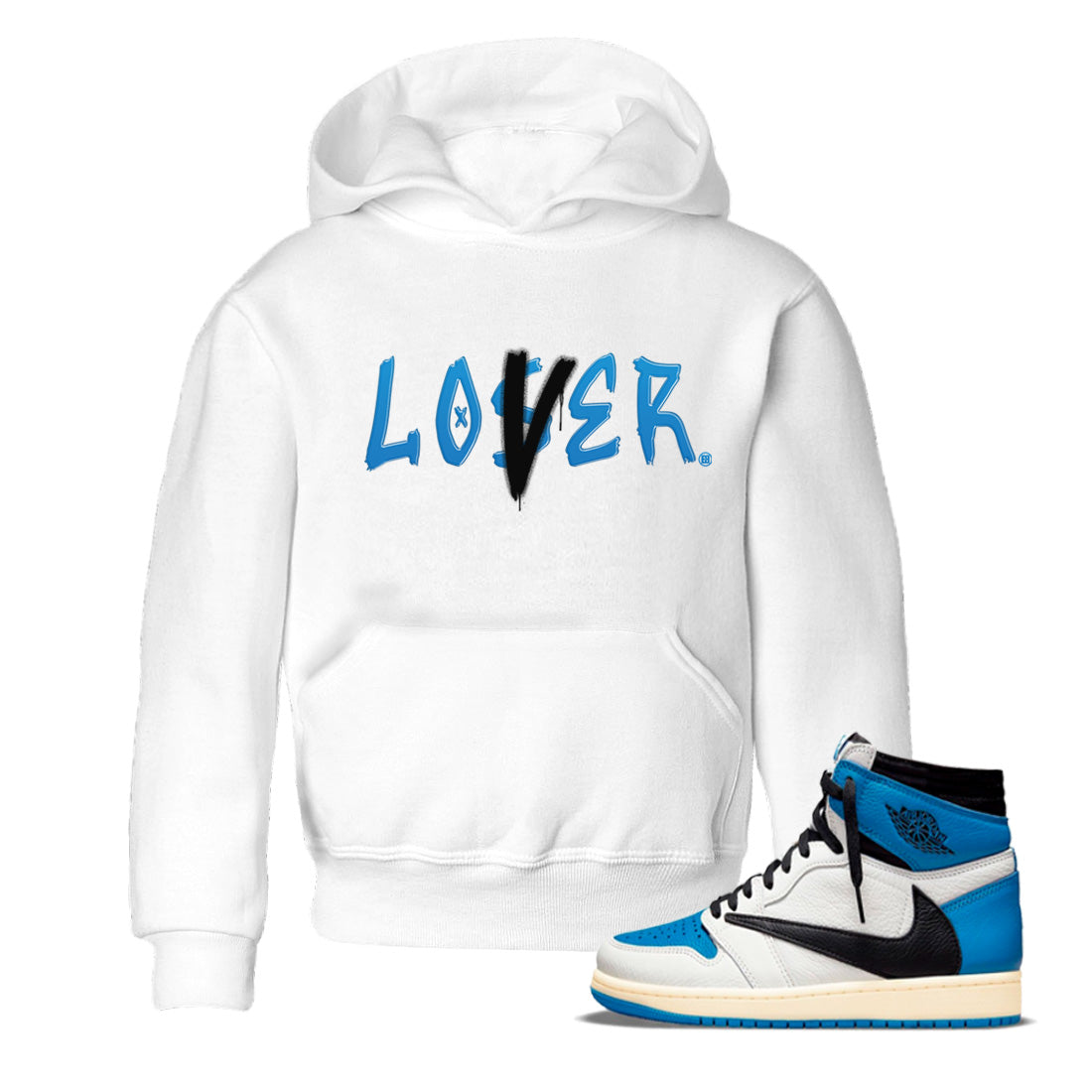 Air Jordan 1 Travis Scott Fragment | Loser Lover Kids Shirts