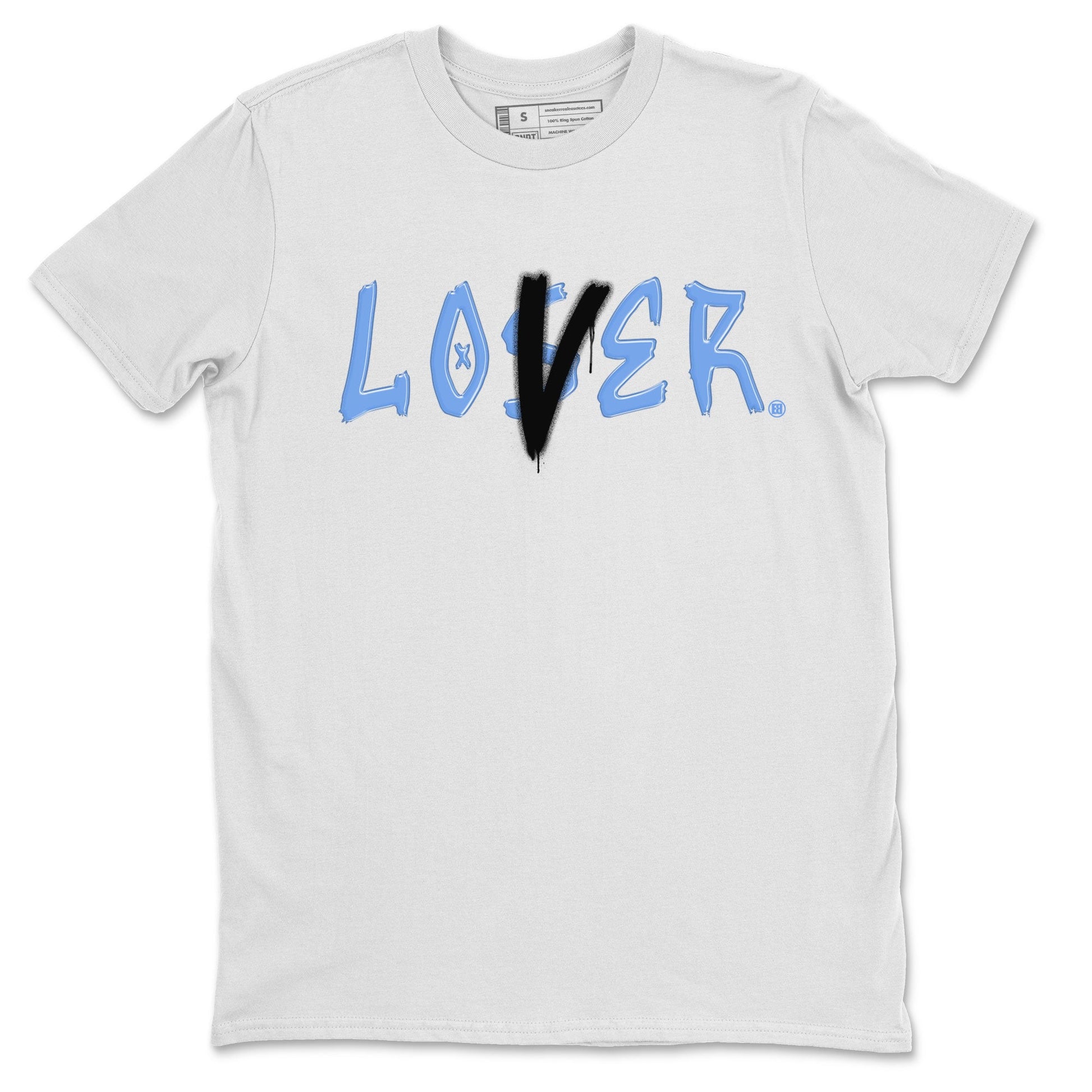 Air Jordan 1 UNC Toe shirt to match jordans Loser Lover sneaker tees Air Jordan 1 Retro High OG UNC Toe SNRT Sneaker Release Tees Unisex White 2 T-Shirt