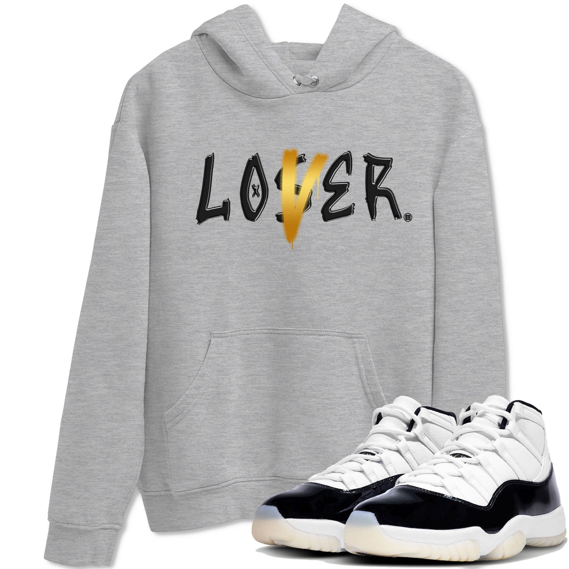 Air Jordan 11 Gratitude shirt to match jordans Loser Lover sneaker tees Jordan 11 Retro Gratitude SNRT Sneaker Tees Unisex Streetwear Clothing Heather Grey 1 T-Shirt