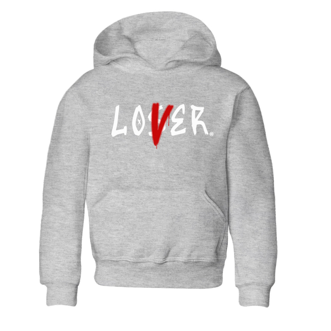 Air Jordan 13 Wolf Grey Sneaker Match Tees Loser Lover Sneaker Tees 13s Wolf Grey SNRT Sneaker Release Tees Kids Shirts Heather Grey 2