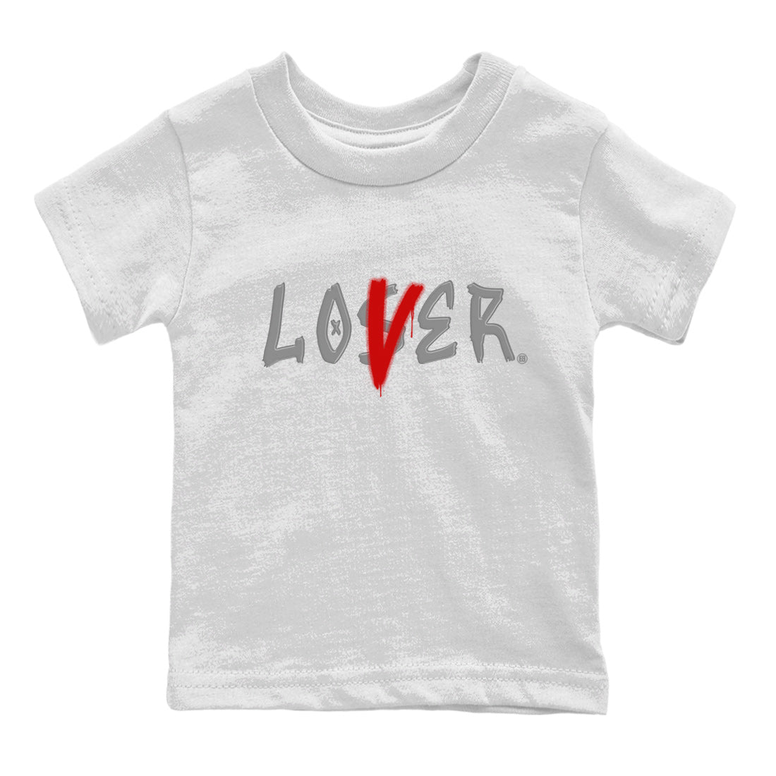Air Jordan 13 Wolf Grey Sneaker Match Tees Loser Lover Sneaker Tees 13s Wolf Grey SNRT Sneaker Release Tees Kids Shirts White 2