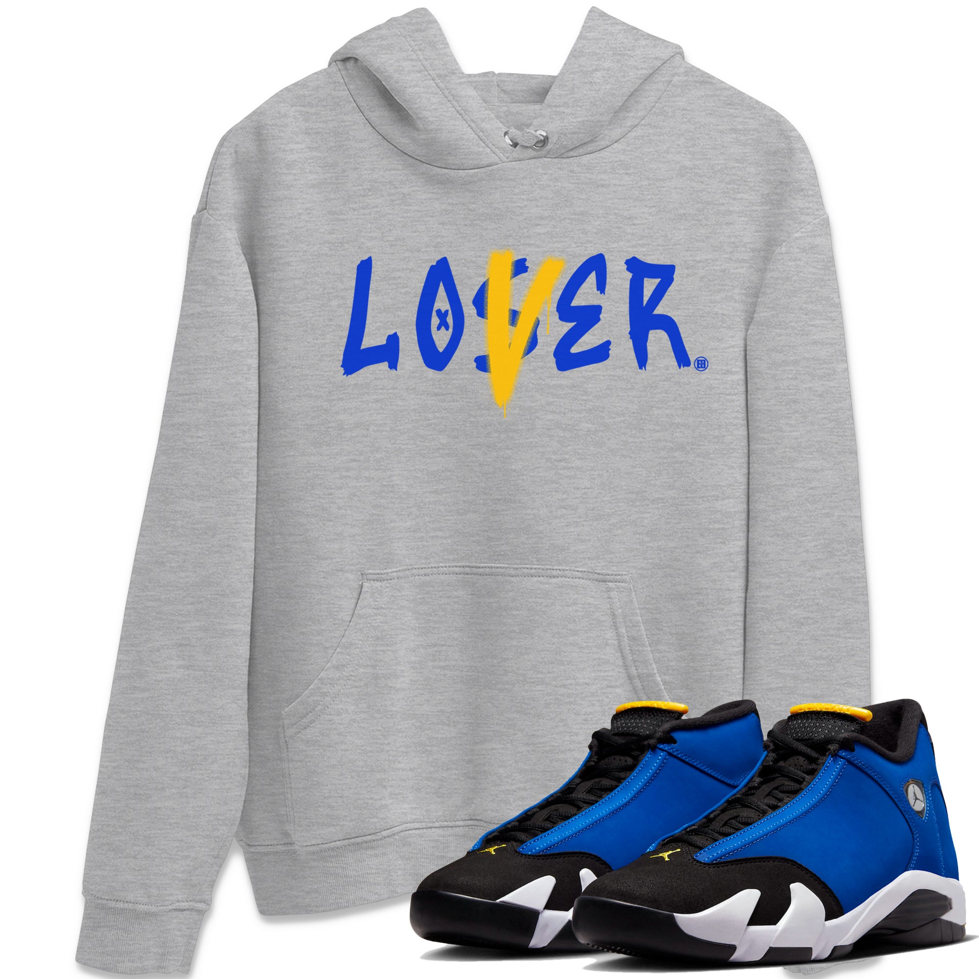 SNRT Sneaker Tee Air Jordan 14 Laney | Neon Bear Unisex Shirts | SNRT Sneaker Tees T-Shirt / Heather Grey / L