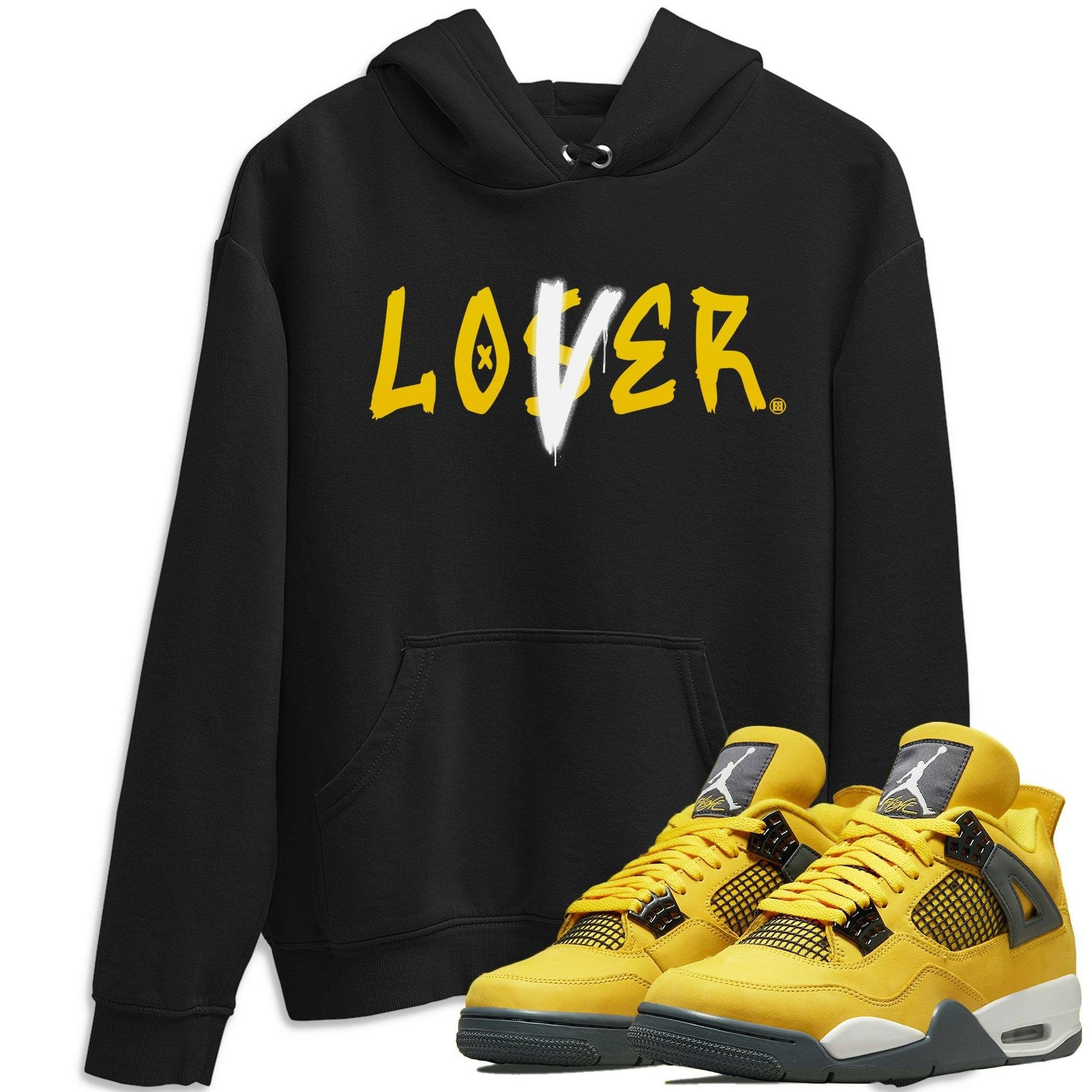 Jordan 4 Lightning Sneaker Match Tees Loser Lover Sneaker Tees Jordan 4 Lightning Sneaker Release Tees Unisex Shirts