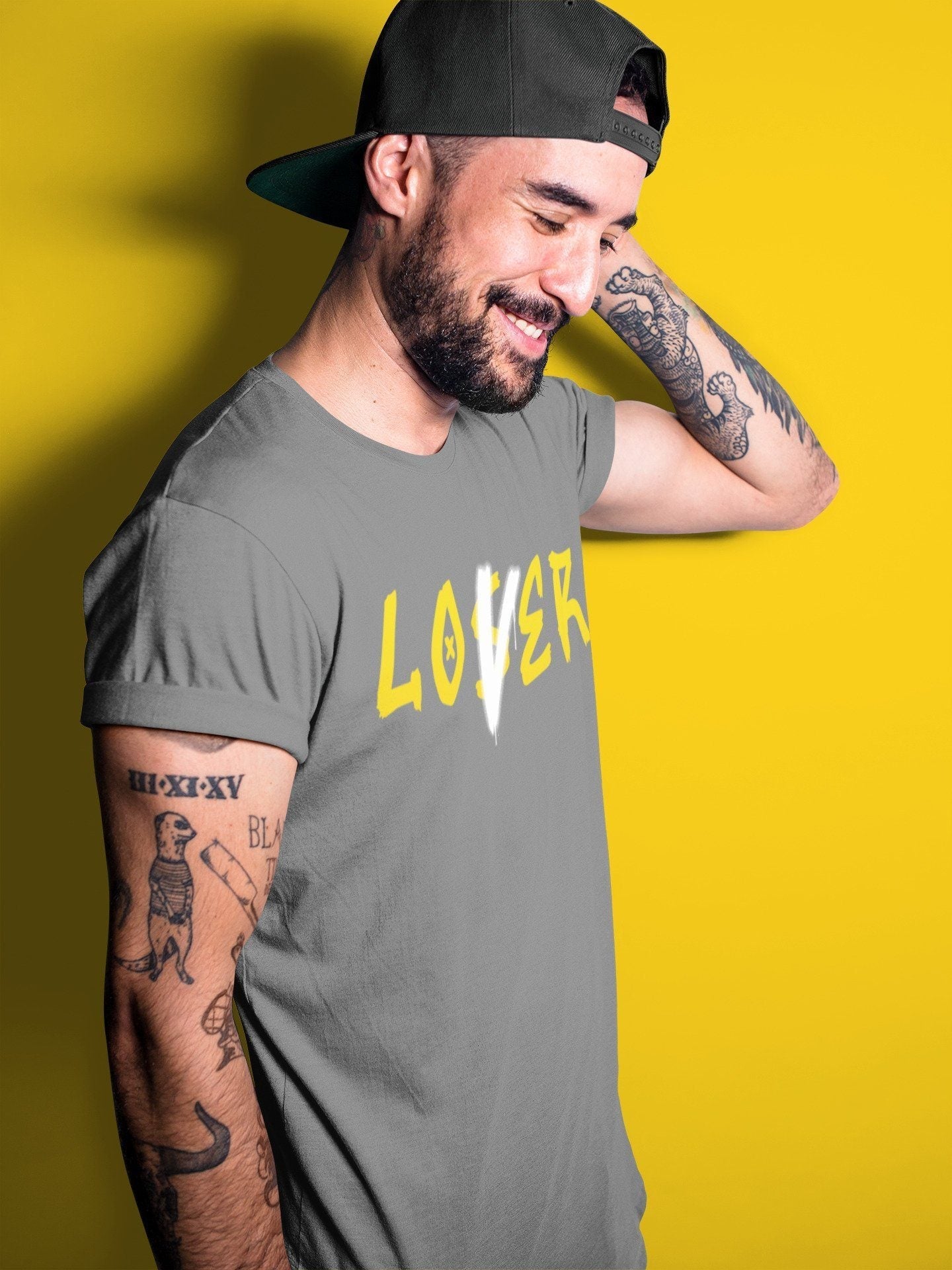 Jordan 4 Lightning Sneaker Match Tees Loser Lover Sneaker Tees Jordan 4 Lightning Sneaker Release Tees Unisex Shirts