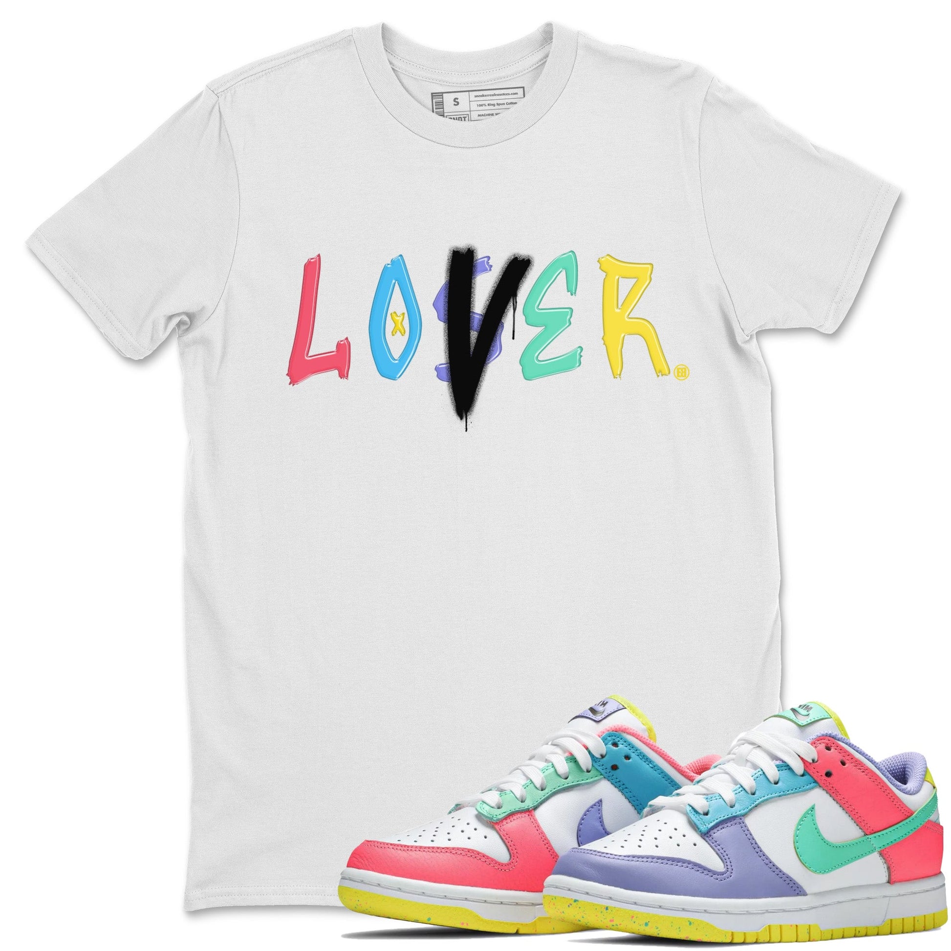 Dunk Easter Candy Sneaker Match Tees Loser Lover Sneaker Tees Holiday Easter T-Shirt Sneaker Release Tees Unisex Shirts White 1