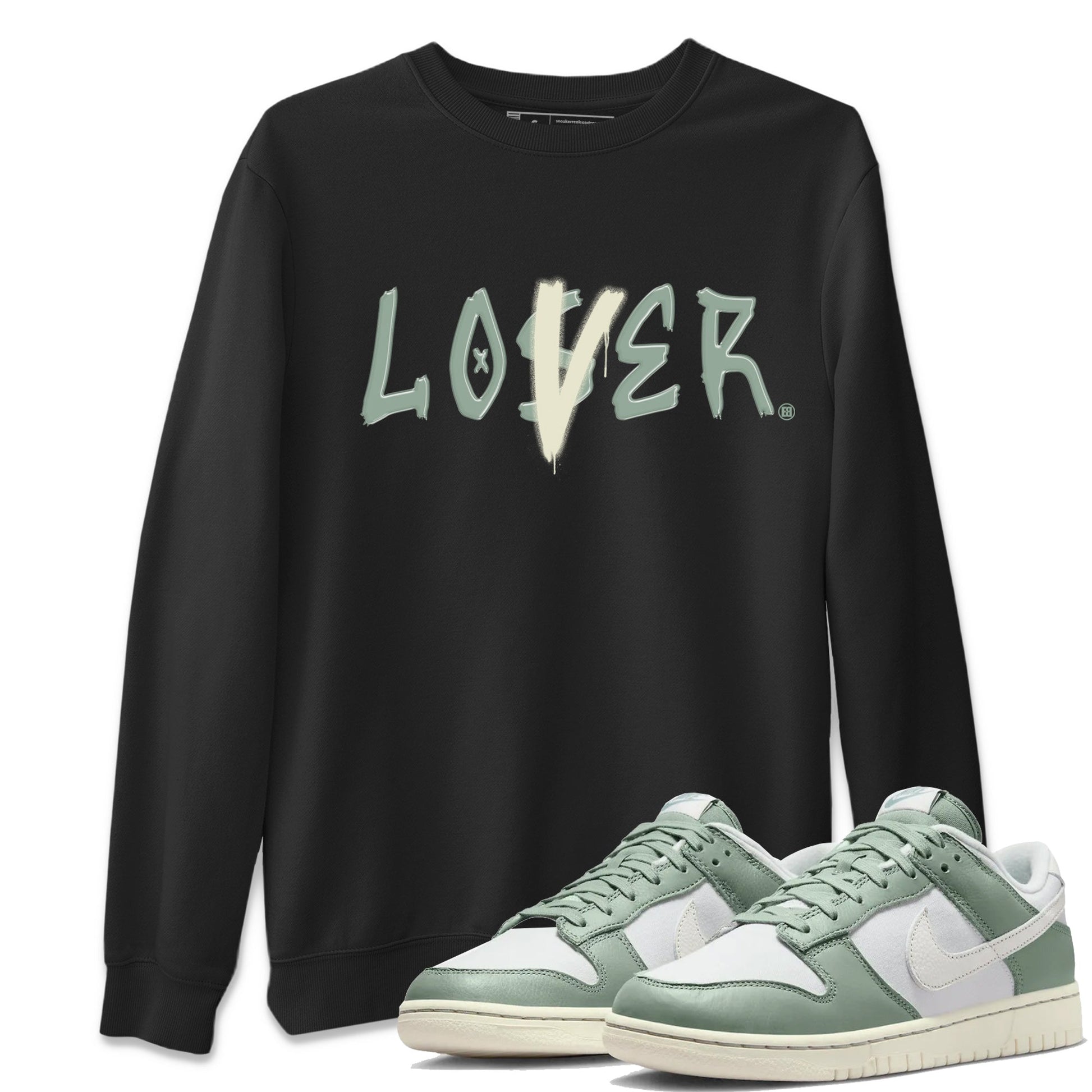 Dunk Low Mica Green Shirts Loser Lover Sneaker Tees Dunk Mica Green Sneaker Release Tees Unisex Shirts Black 1