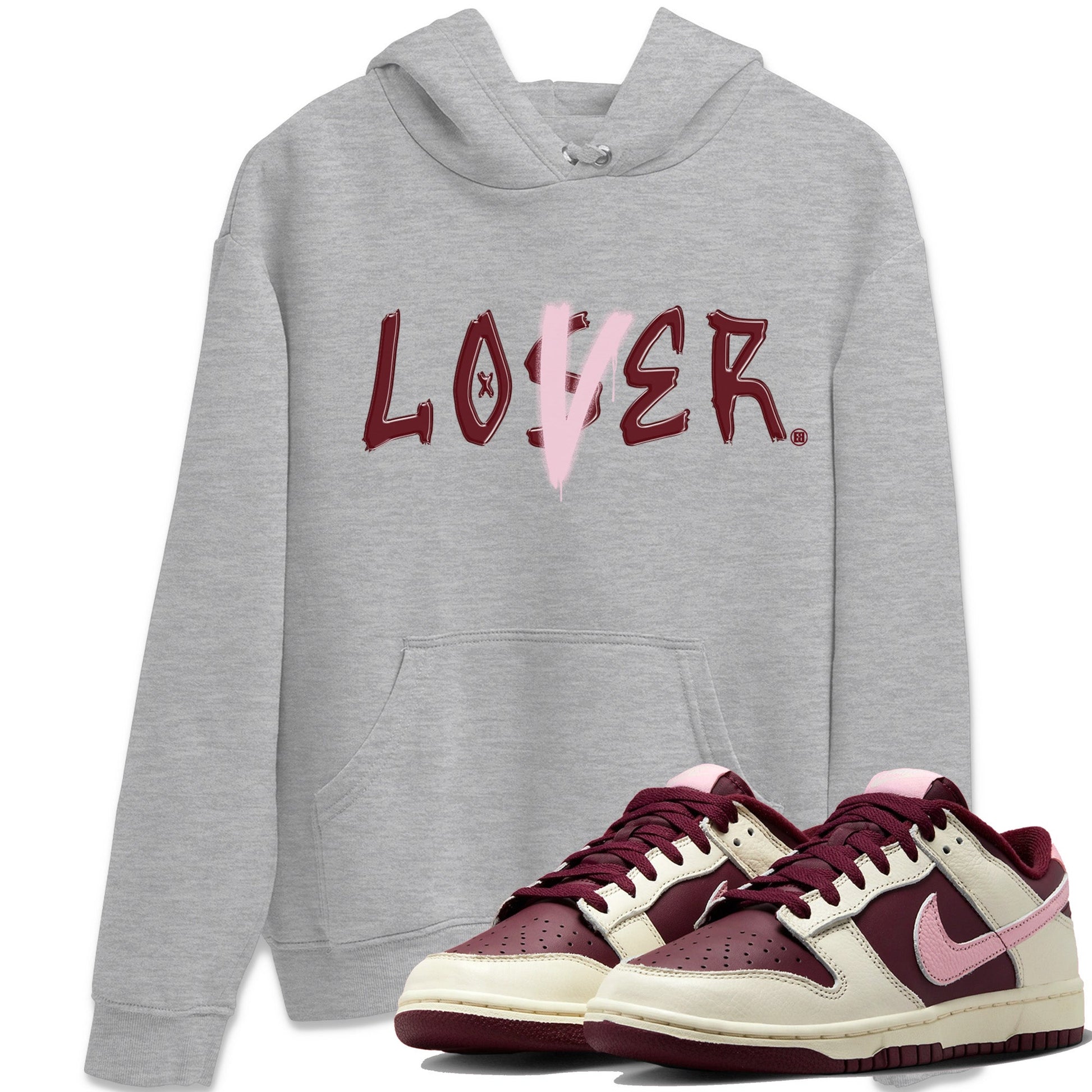 Dunk Valentines Day Sneaker Match Tees Loser Lover Sneaker Tees Nike Dunk Valentine's Day Sneaker SNRT Sneaker Tees Unisex Shirts