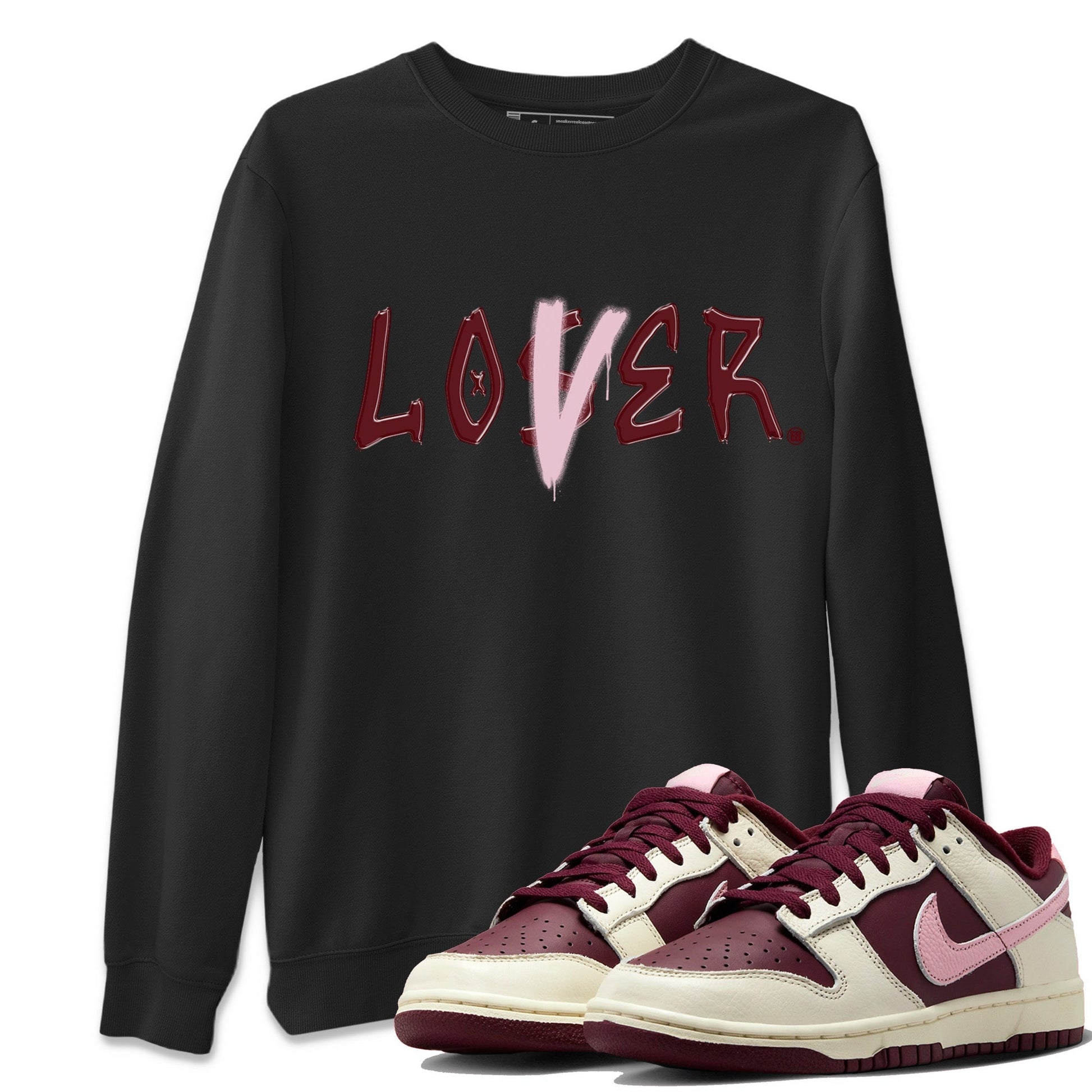 Dunk Valentines Day Sneaker Match Tees Loser Lover Sneaker Tees Nike Dunk Valentine's Day Sneaker SNRT Sneaker Tees Unisex Shirts