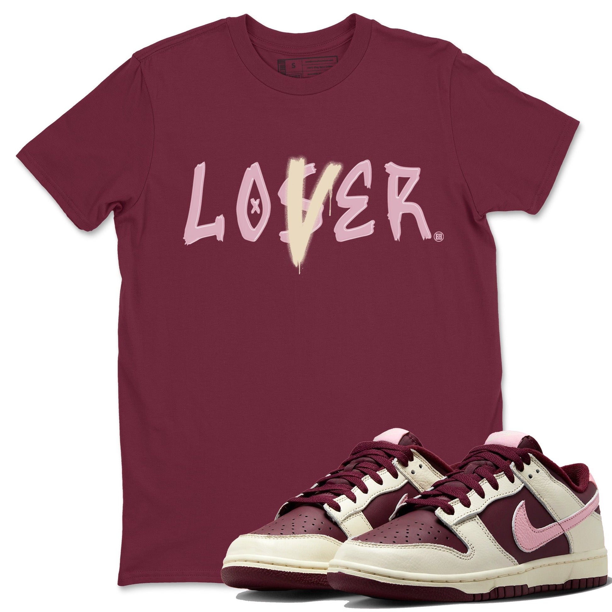 Dunk Valentines Day Sneaker Match Tees Loser Lover Sneaker Tees Nike Dunk Valentine's Day Sneaker SNRT Sneaker Tees Unisex Shirts