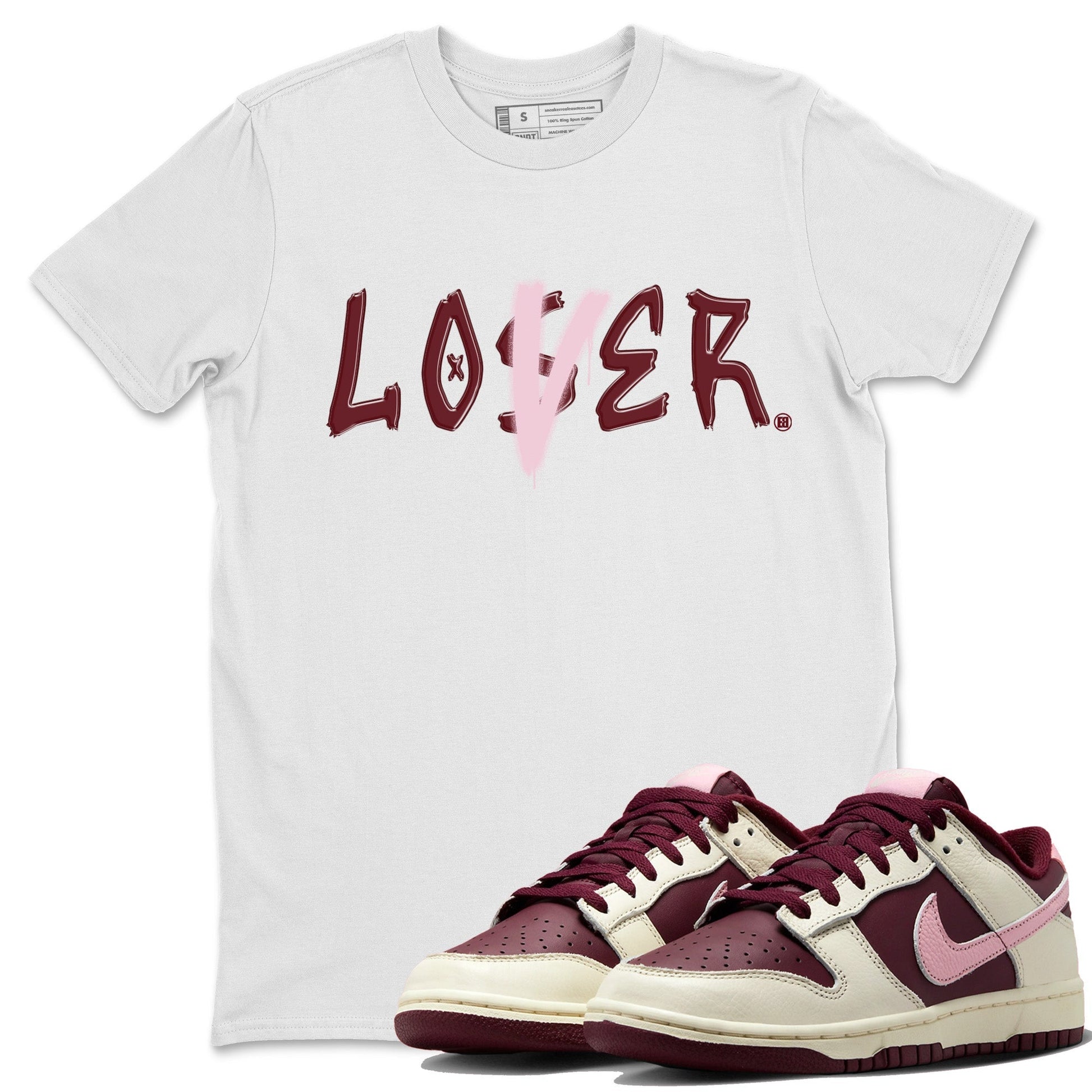 Dunk Valentines Day Sneaker Match Tees Loser Lover Sneaker Tees Nike Dunk Valentine's Day Sneaker SNRT Sneaker Tees Unisex Shirts