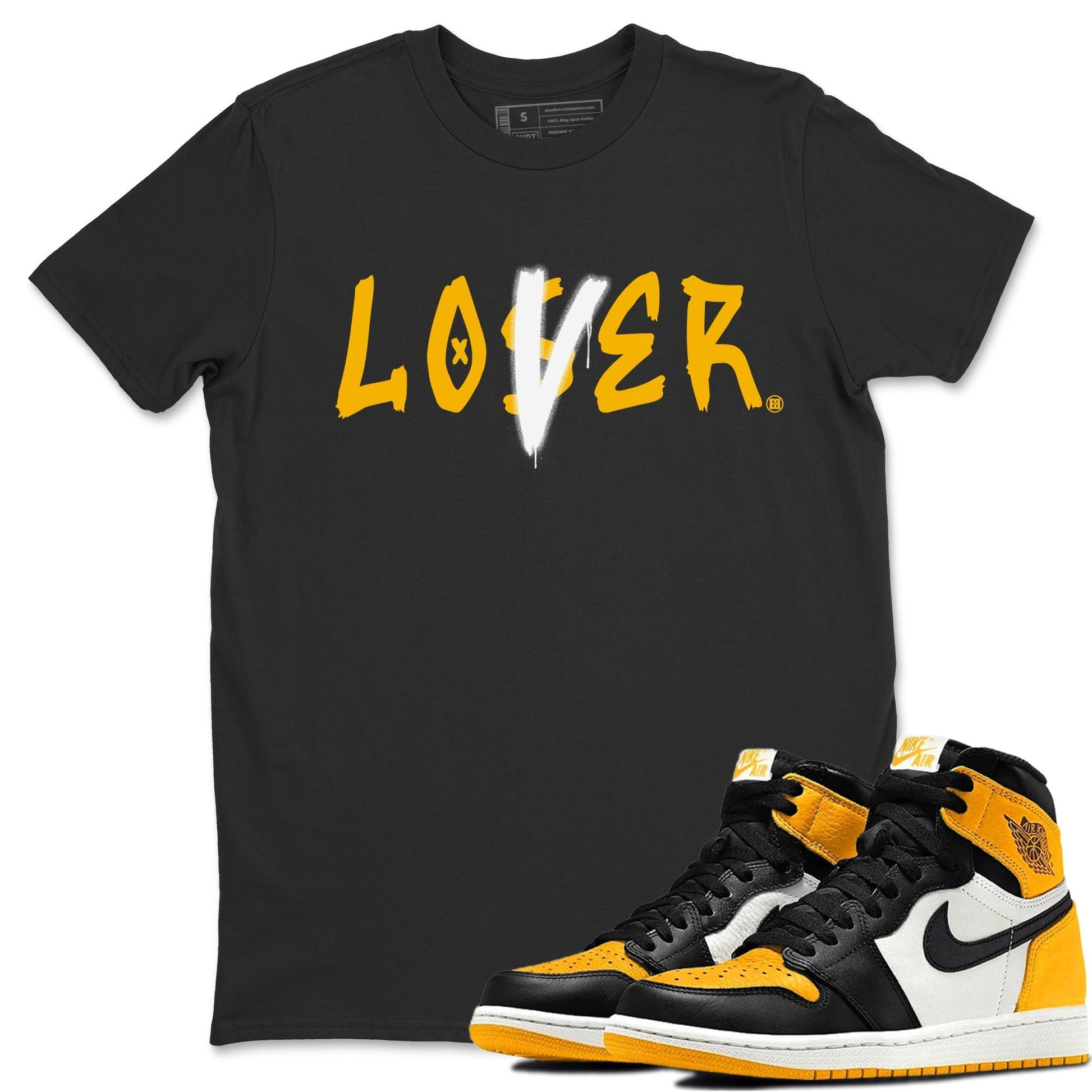 Jordan 1 Yellow Toe Sneaker Match Tees Loser Lover Sneaker Tees Jordan 1 Yellow Toe Sneaker Release Tees Unisex Shirts
