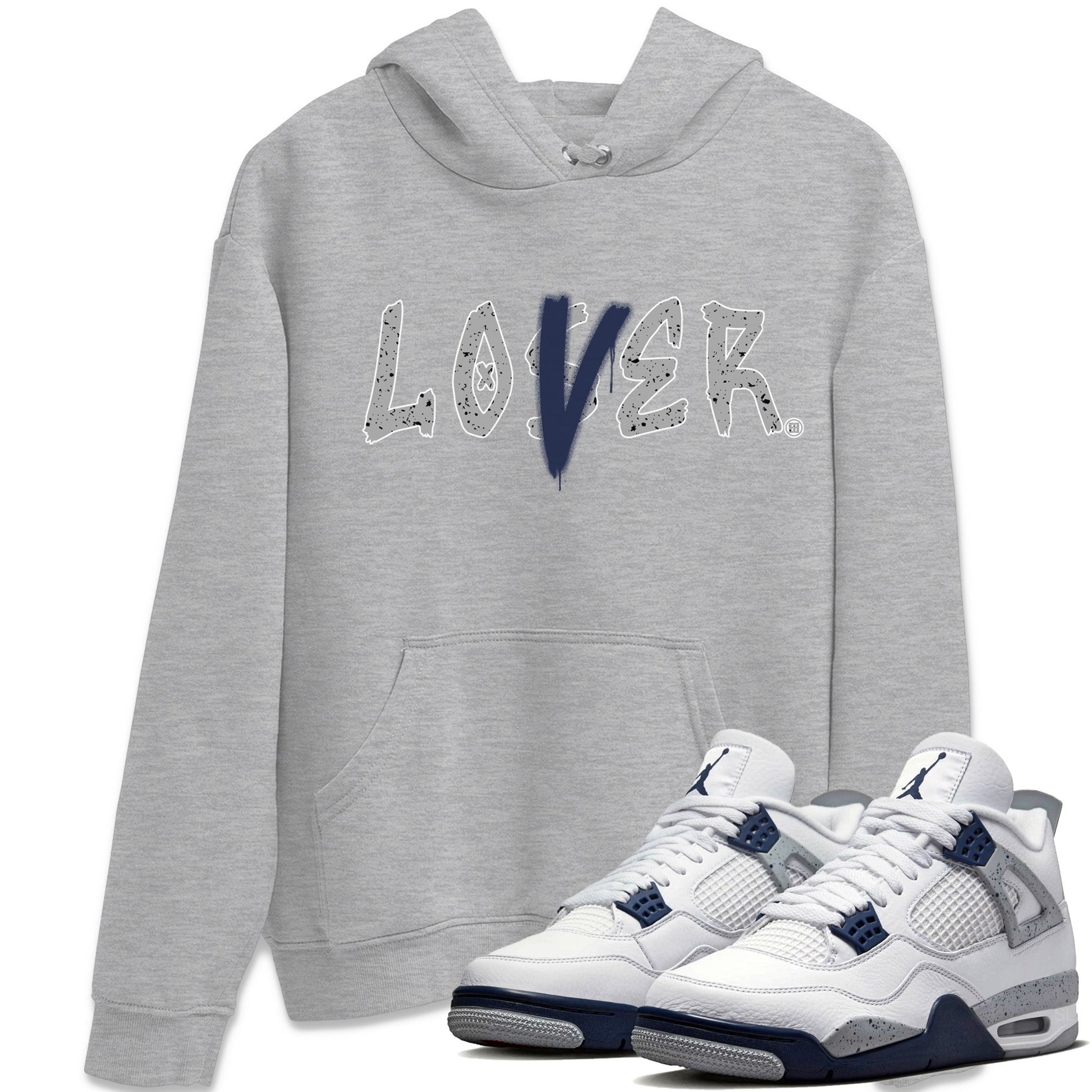 Jordan 4 Midnight Navy Sneaker Match Tees Loser Lover Sneaker Tees Jordan 4 Midnight Navy Sneaker Release Tees Unisex Shirts