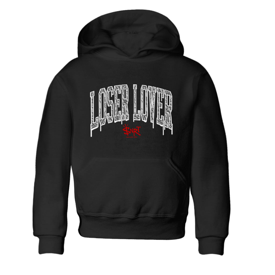 Air Jordan 3 White Cement Sneaker Match Tees Loser Lover Letter Sneaker Tees Air Jordan 3 Retro White Cement Sneaker Release Tees Kids Shirts Black 2
