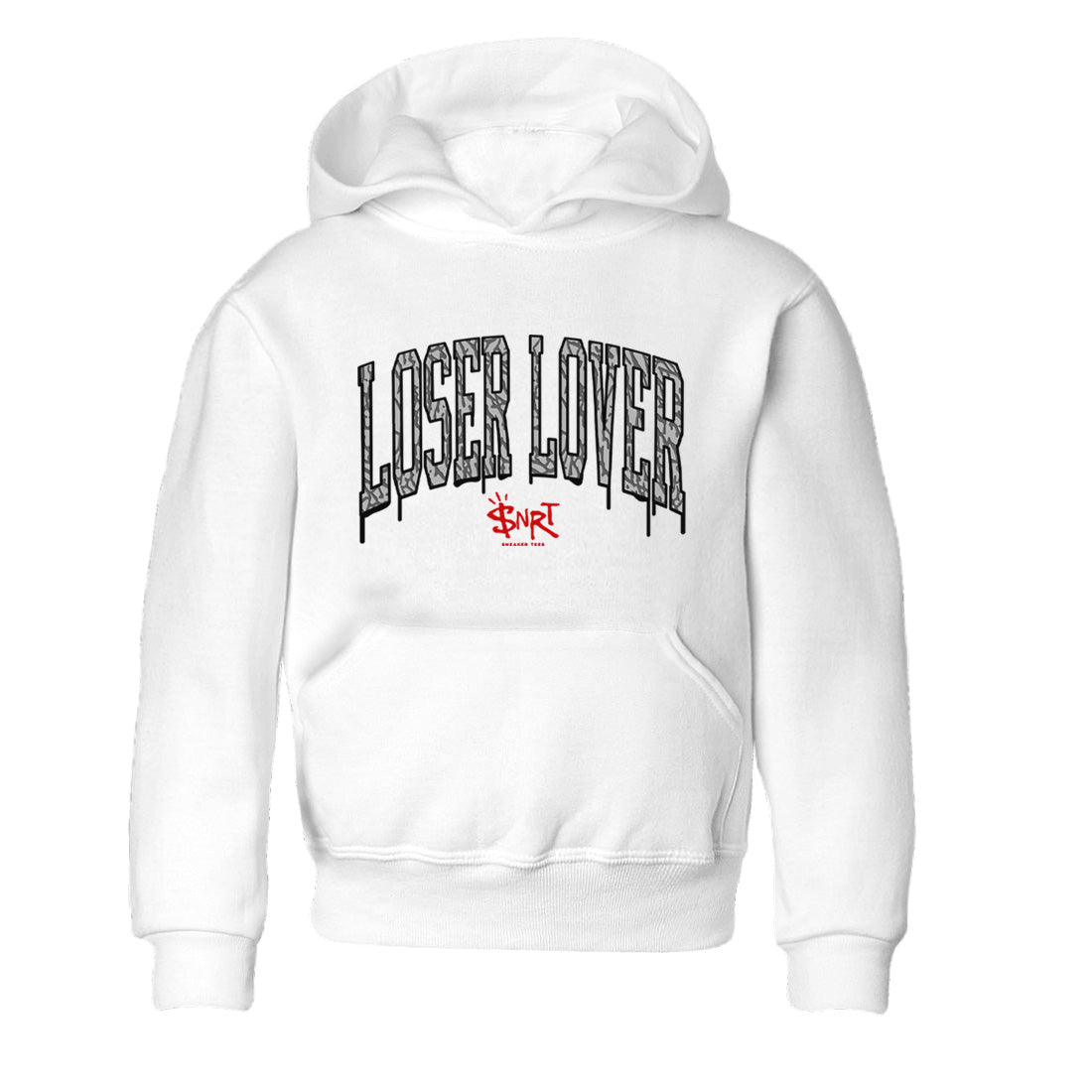 Air Jordan 3 White Cement Sneaker Match Tees Loser Lover Letter Sneaker Tees Air Jordan 3 Retro White Cement Sneaker Release Tees Kids Shirts White 2