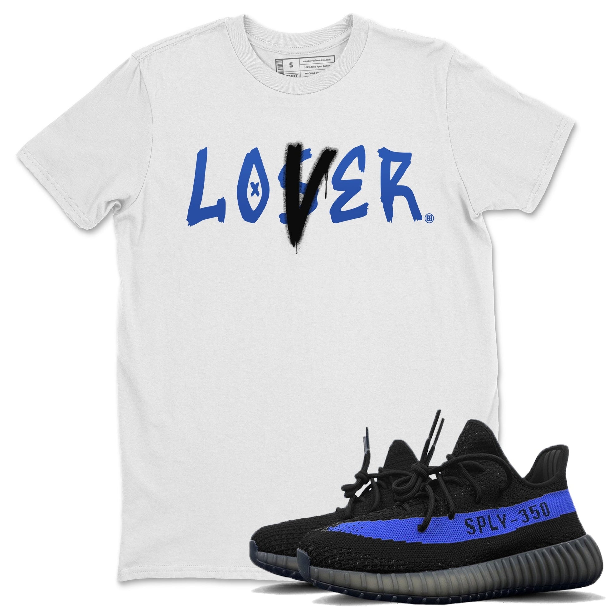 Yeezy 350 Dazzling Blue Sneaker Match Tees Loser Lover Sneaker Tees Yeezy 350 Dazzling Blue Sneaker Release Tees Unisex Shirts
