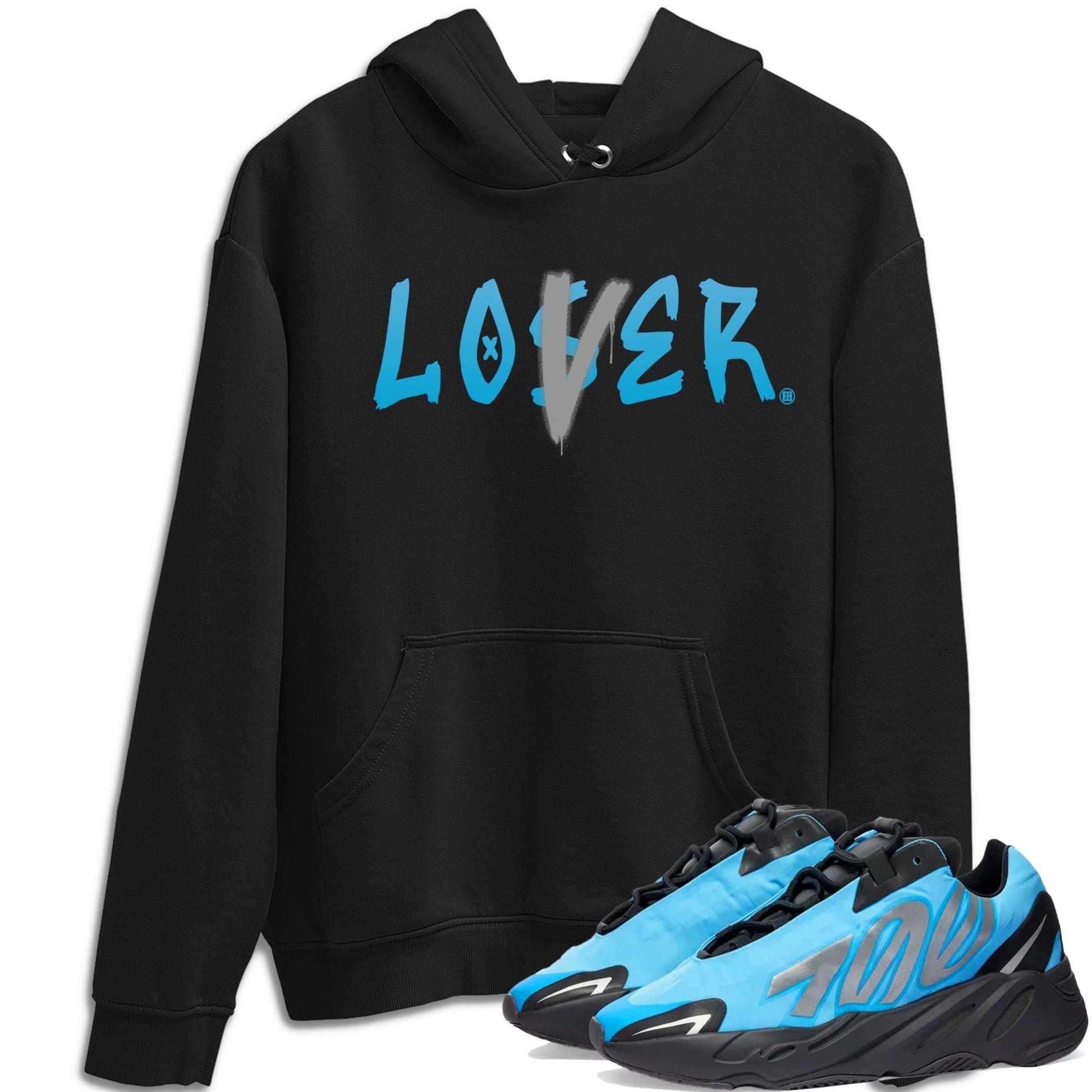Yeezy 700 Bright Cyan Sneaker Match Tees Loser Lover Sneaker Tees Yeezy 700 Bright Cyan Sneaker Release Tees Unisex Shirts