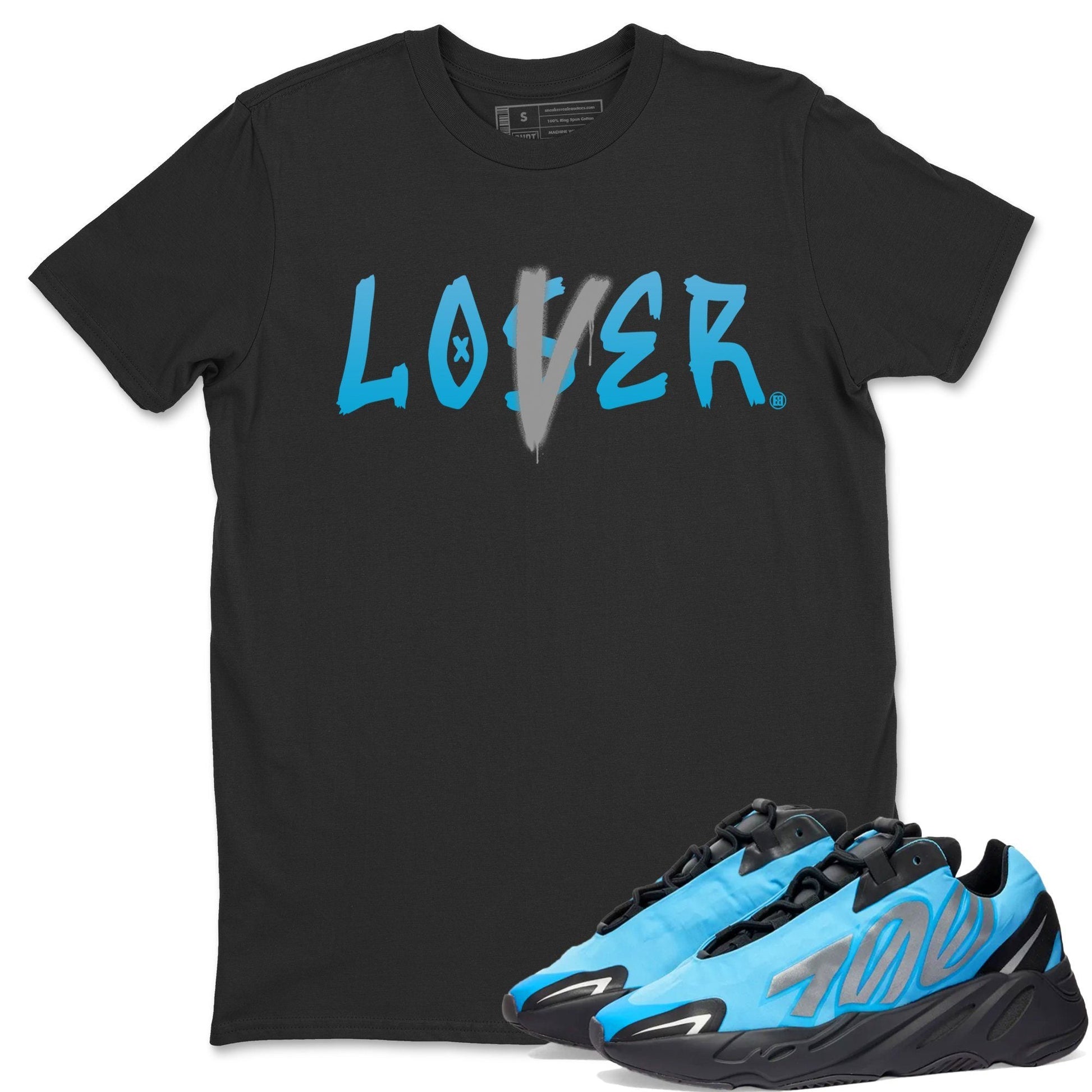 Yeezy 700 Bright Cyan Sneaker Match Tees Loser Lover Sneaker Tees Yeezy 700 Bright Cyan Sneaker Release Tees Unisex Shirts