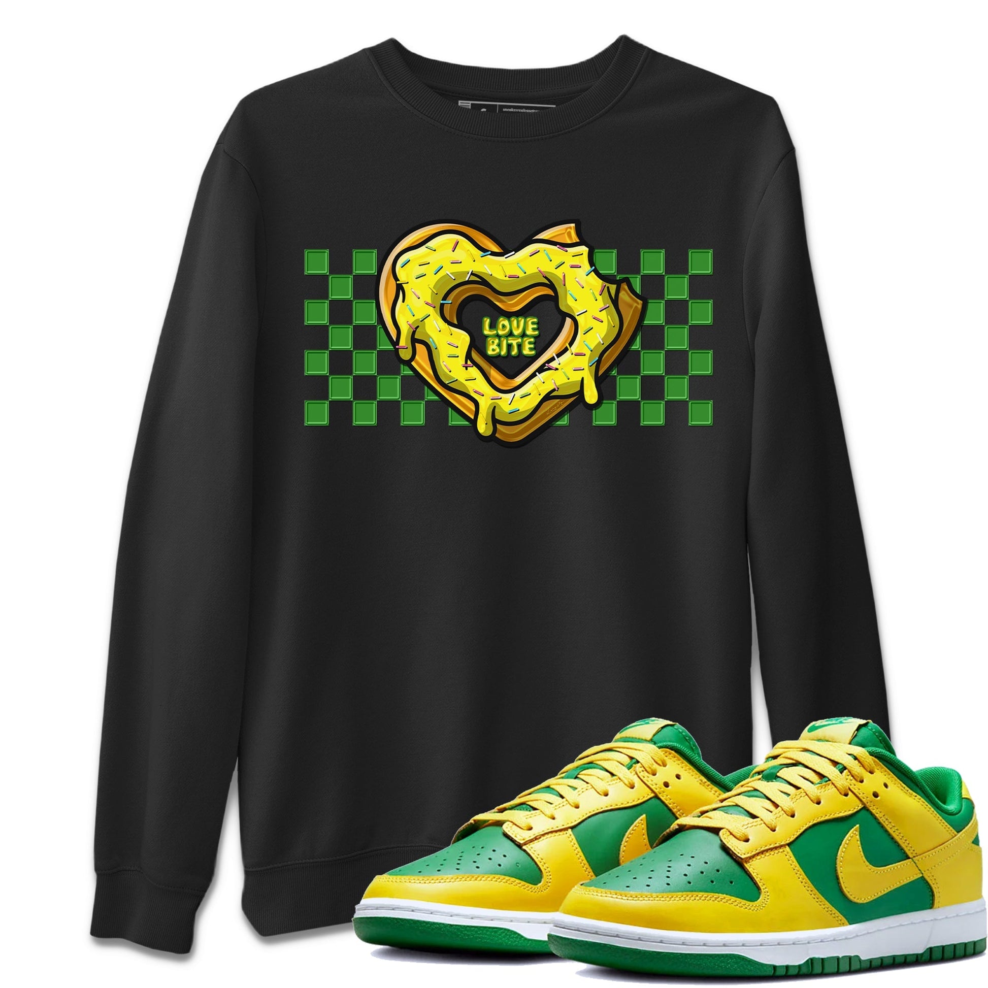 Dunk Reverse Brazil Sneaker Match Tees Love Bite Sneaker Tees Dunk Reverse Brazil Sneaker Release Tees Unisex Shirts