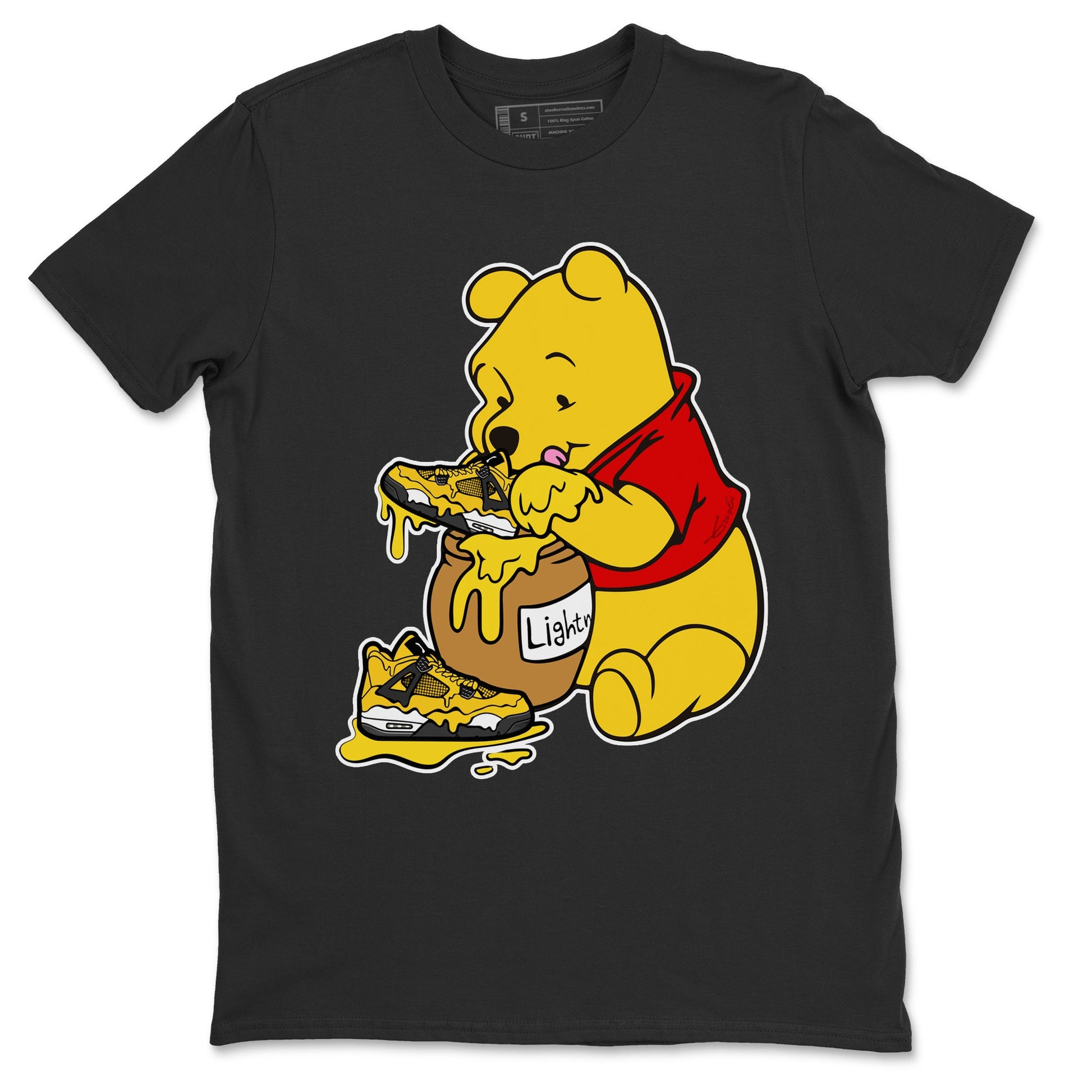 Jordan 4 Lightning Sneaker Match Tees Love Honey Sneaker Tees Jordan 4 Lightning Sneaker Release Tees Unisex Shirts