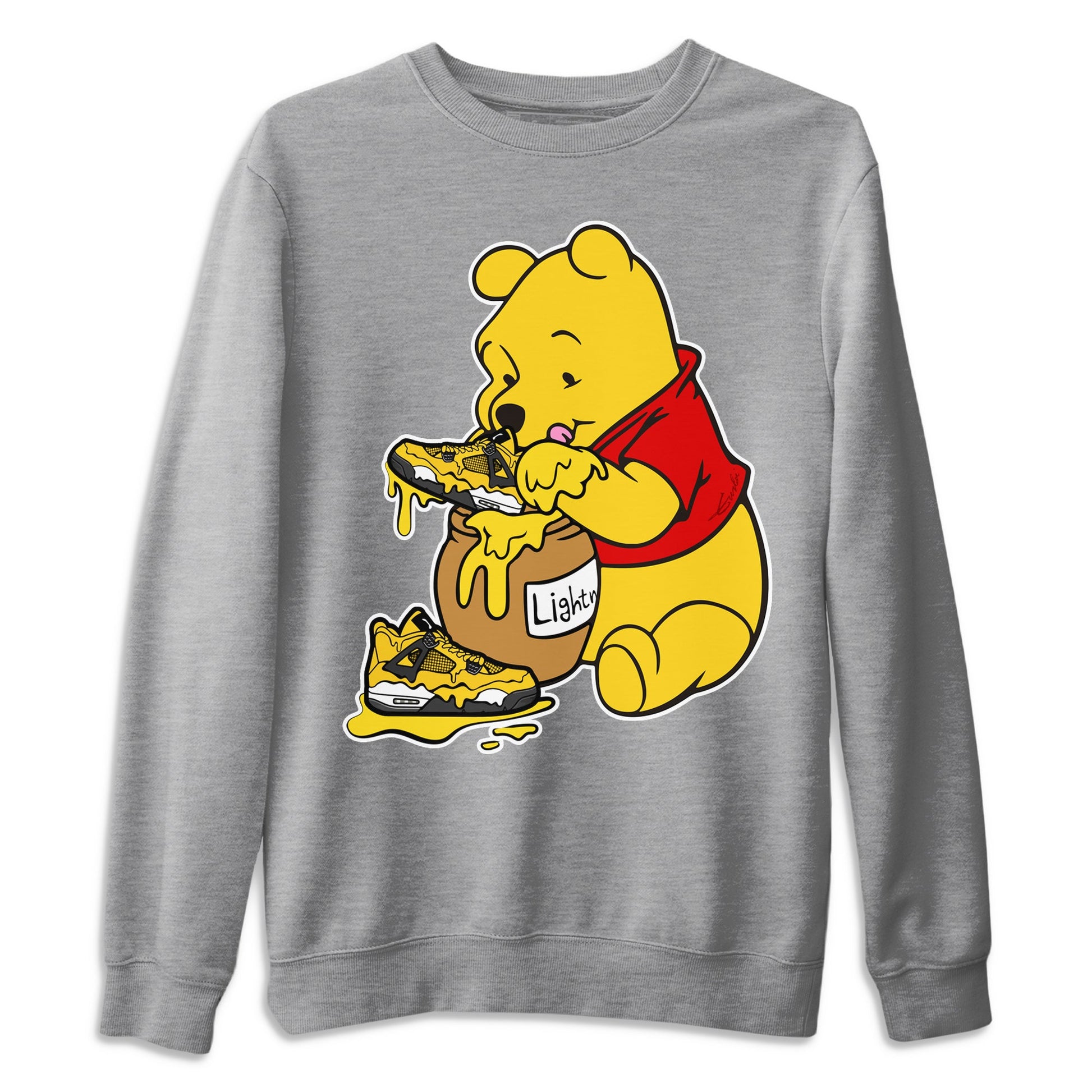 Jordan 4 Lightning Sneaker Match Tees Love Honey Sneaker Tees Jordan 4 Lightning Sneaker Release Tees Unisex Shirts