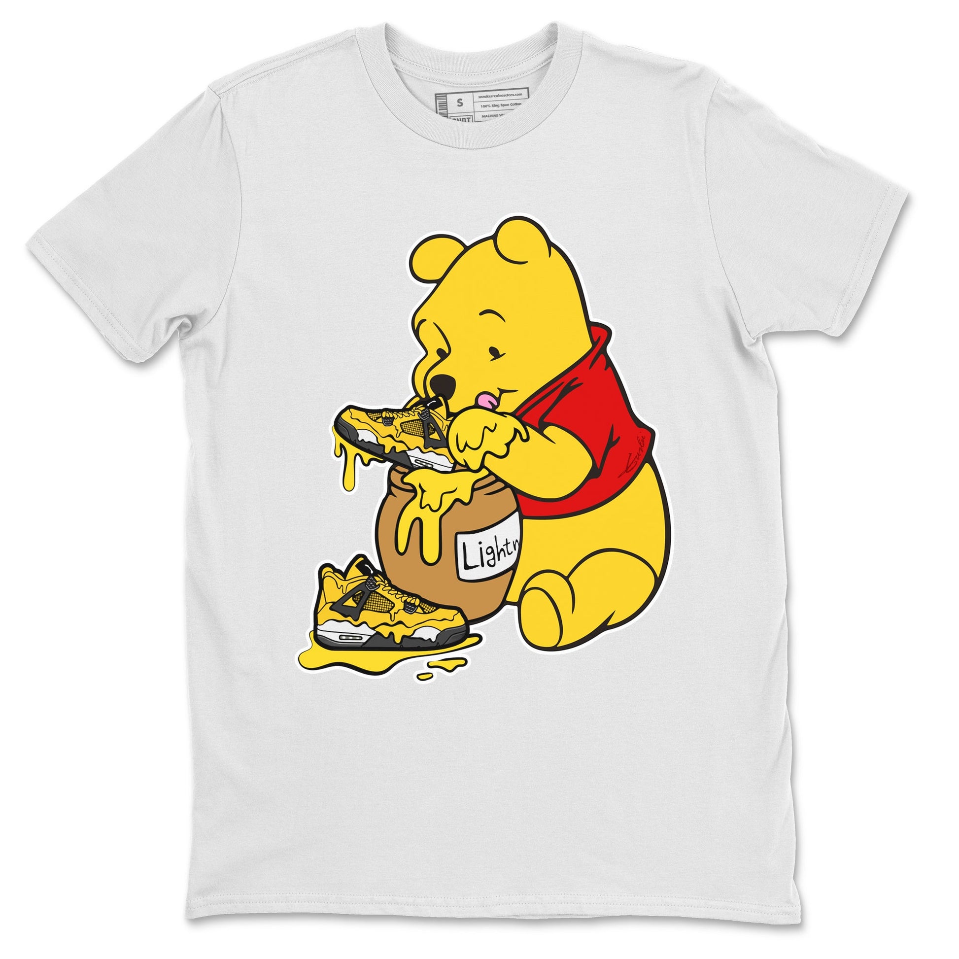 Jordan 4 Lightning Sneaker Match Tees Love Honey Sneaker Tees Jordan 4 Lightning Sneaker Release Tees Unisex Shirts