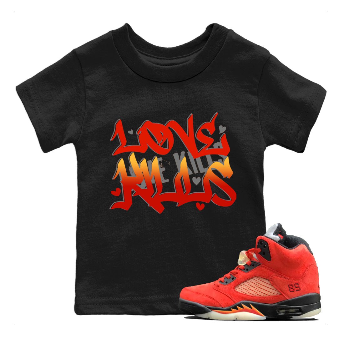 Jordan 5 Mars For Her Sneaker Match Tees Love Kills Sneaker Tees Jordan 5 Mars For Her Sneaker Release Tees Kids Shirts