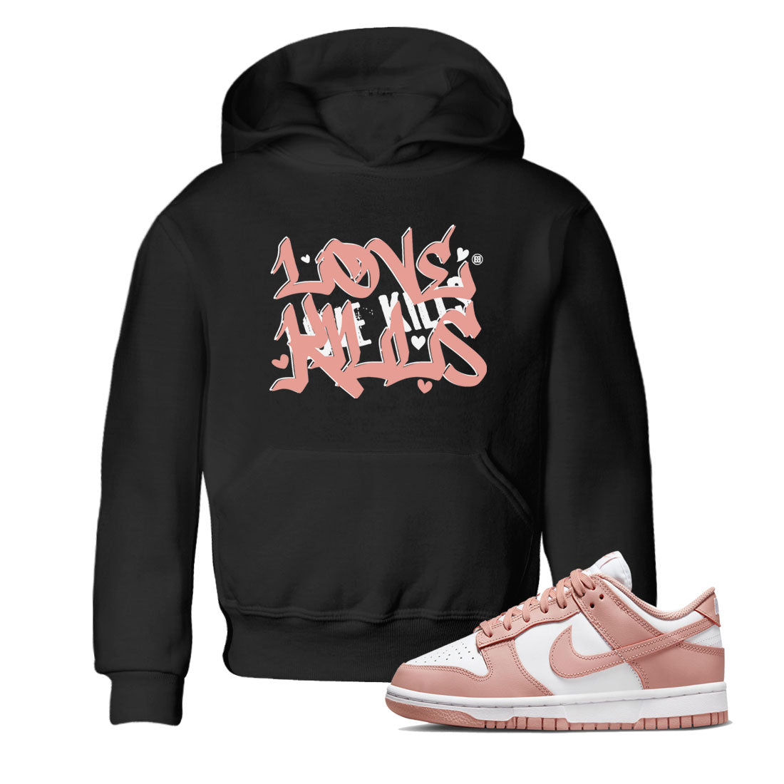 Dunks Low Rose Whisper shirt to match jordans Love Kills sneaker tees Dunk Rose Whisper SNRT Sneaker Release Tees Baby Toddler Black 1 T-Shirt