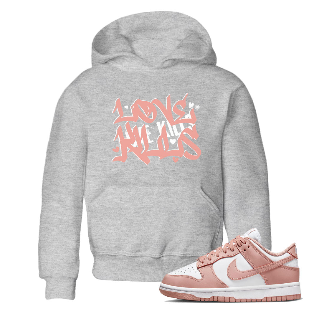 Dunks Low Rose Whisper shirt to match jordans Love Kills sneaker tees Dunk Rose Whisper SNRT Sneaker Release Tees Baby Toddler Heather Grey 1 T-Shirt