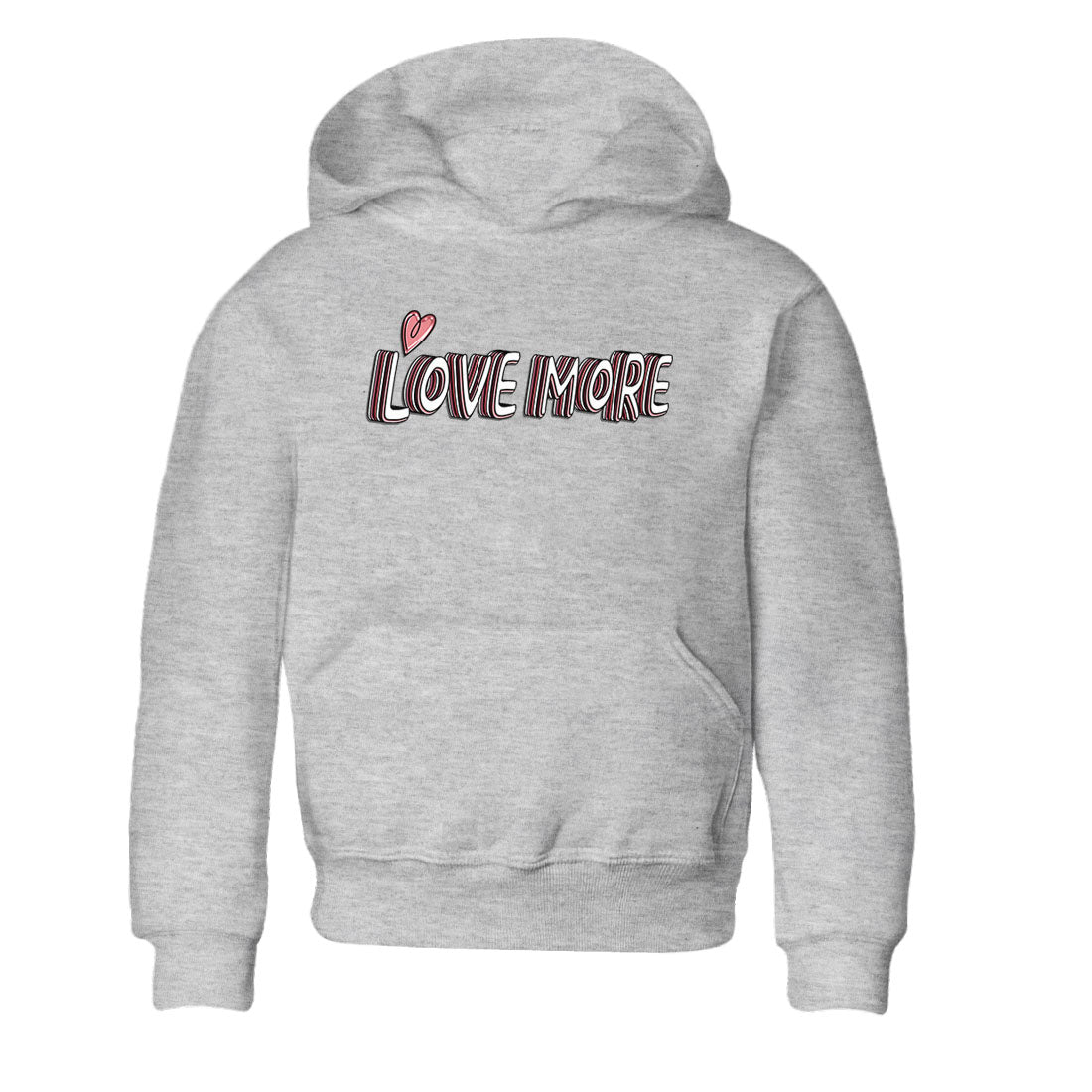 Dunk Valentine's Day shirt to match jordans Love More sneaker tees Dunks Valentine's Day SNRT sneaker release tees baby toddler Heather Grey 2 cotton Shirt