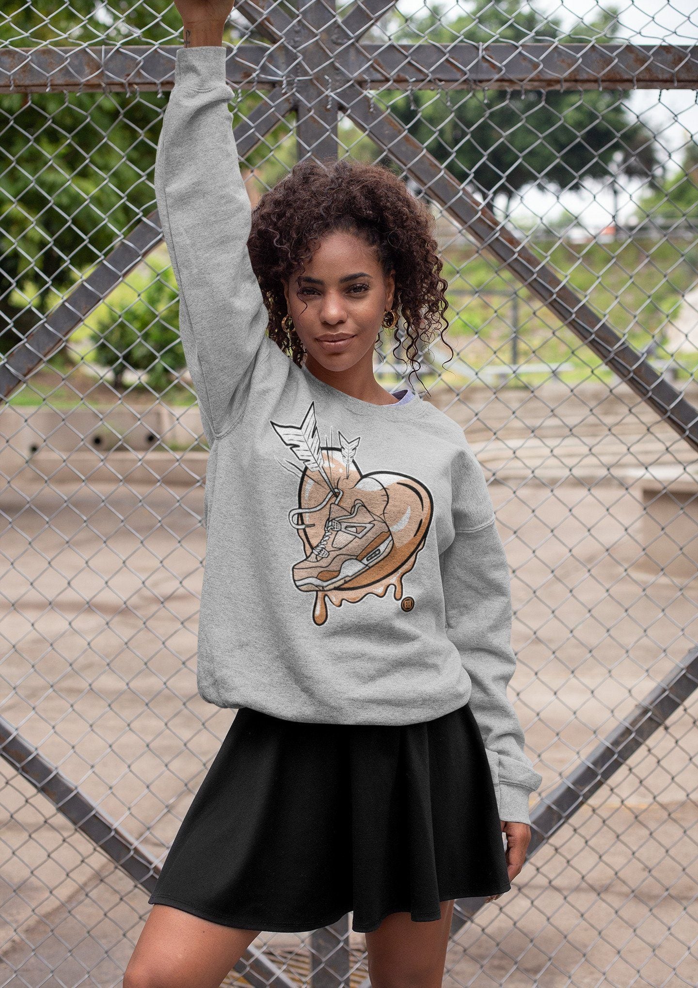 Jordan 4 Shimmer Sneaker Match Tees Mad In Love Sneaker Tees Jordan 4 Shimmer Sneaker Release Tees Unisex Shirts
