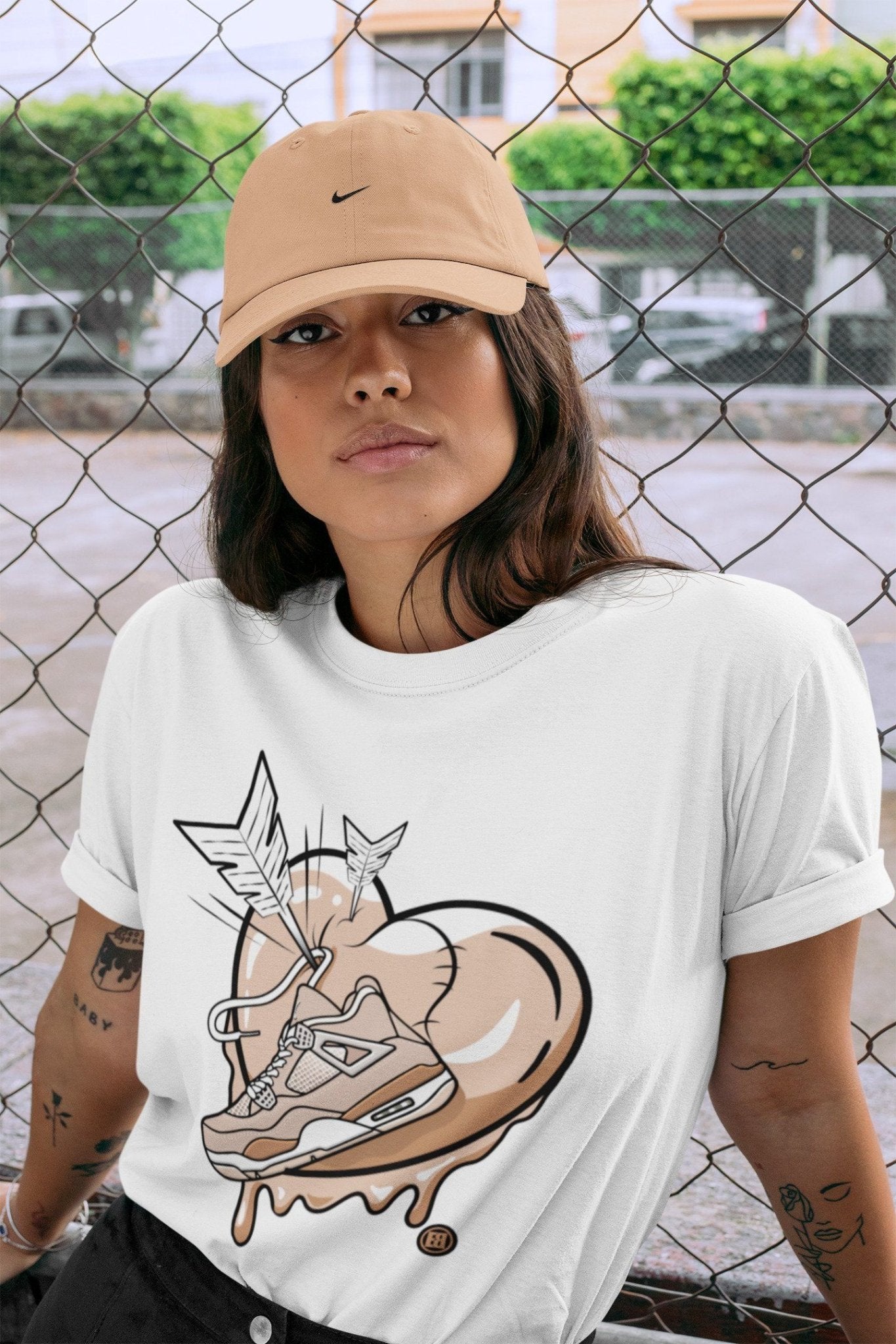 Jordan 4 Shimmer Sneaker Match Tees Mad In Love Sneaker Tees Jordan 4 Shimmer Sneaker Release Tees Unisex Shirts
