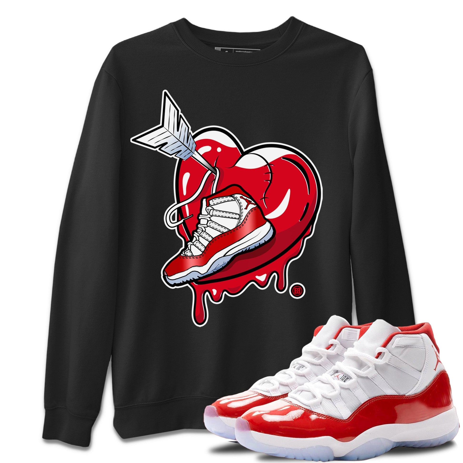 Jordan 11 Cherry Sneaker Match Tees Mad In Love Sneaker Tees Jordan 11 Cherry Sneaker Release Tees Unisex Shirts