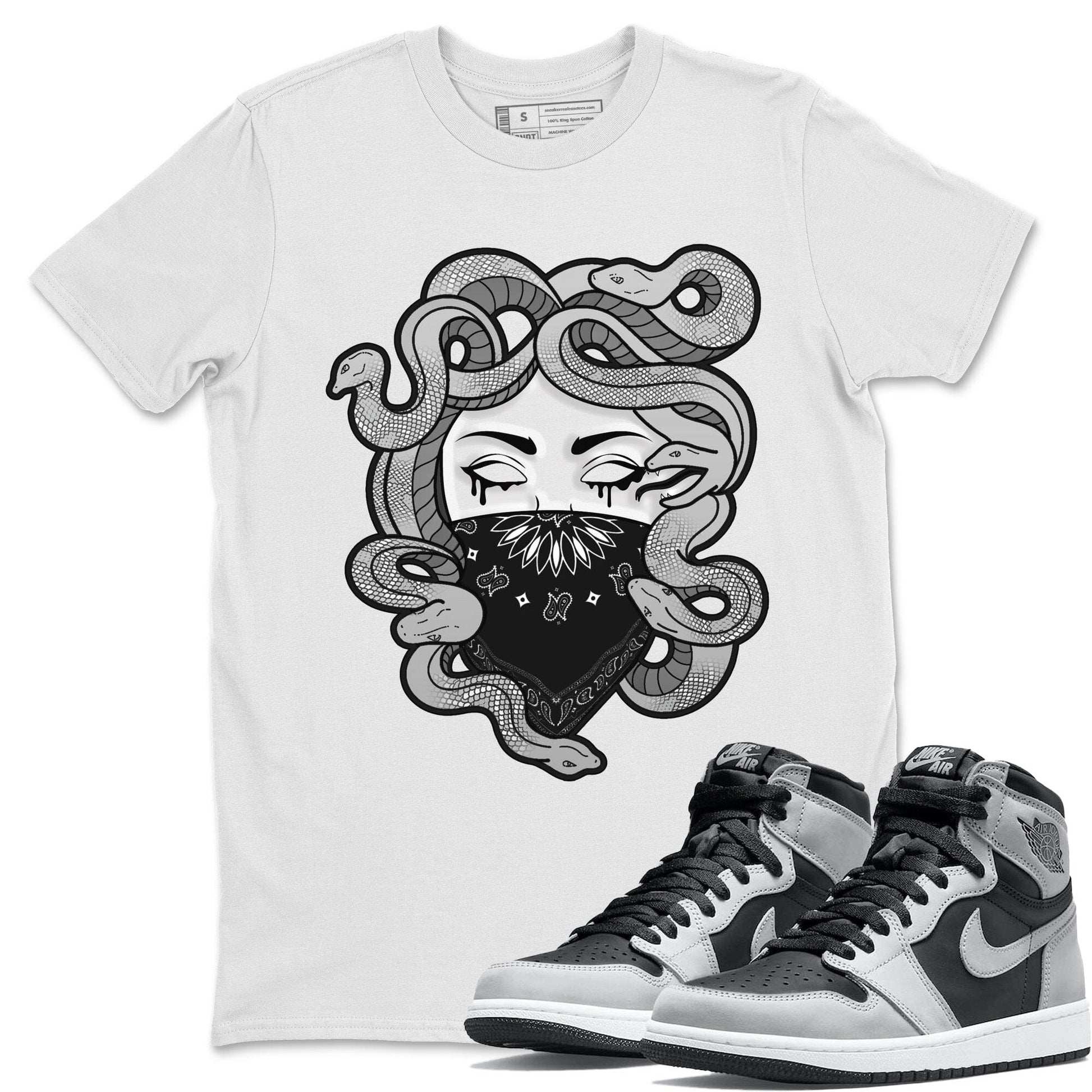Jordan 1 Shadow 2.0 Sneaker Match Tees Medusa Sneaker Tees Jordan 1 Shadow 2.0 Sneaker Release Tees Unisex Shirts