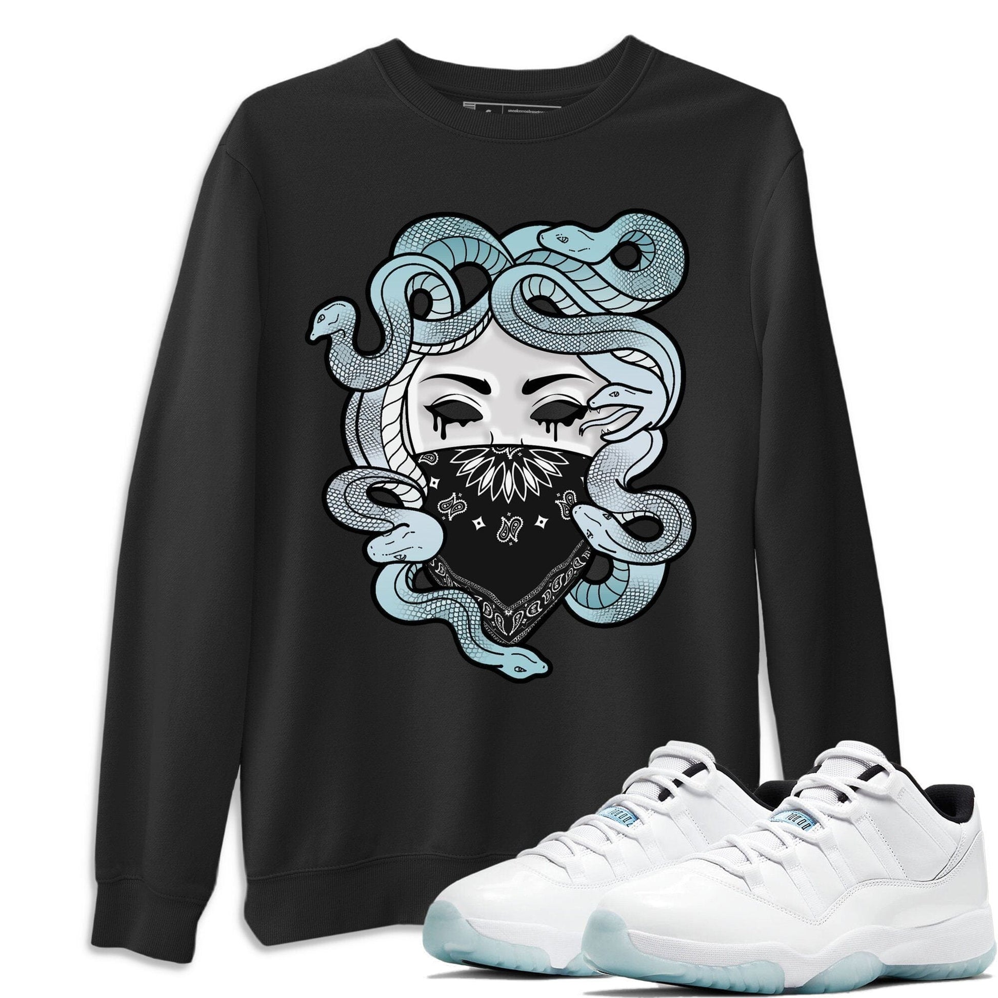 Jordan 11 Legend Blue Sneaker Match Tees Medusa Sneaker Tees Jordan 11 Legend Blue Sneaker Release Tees Unisex Shirts